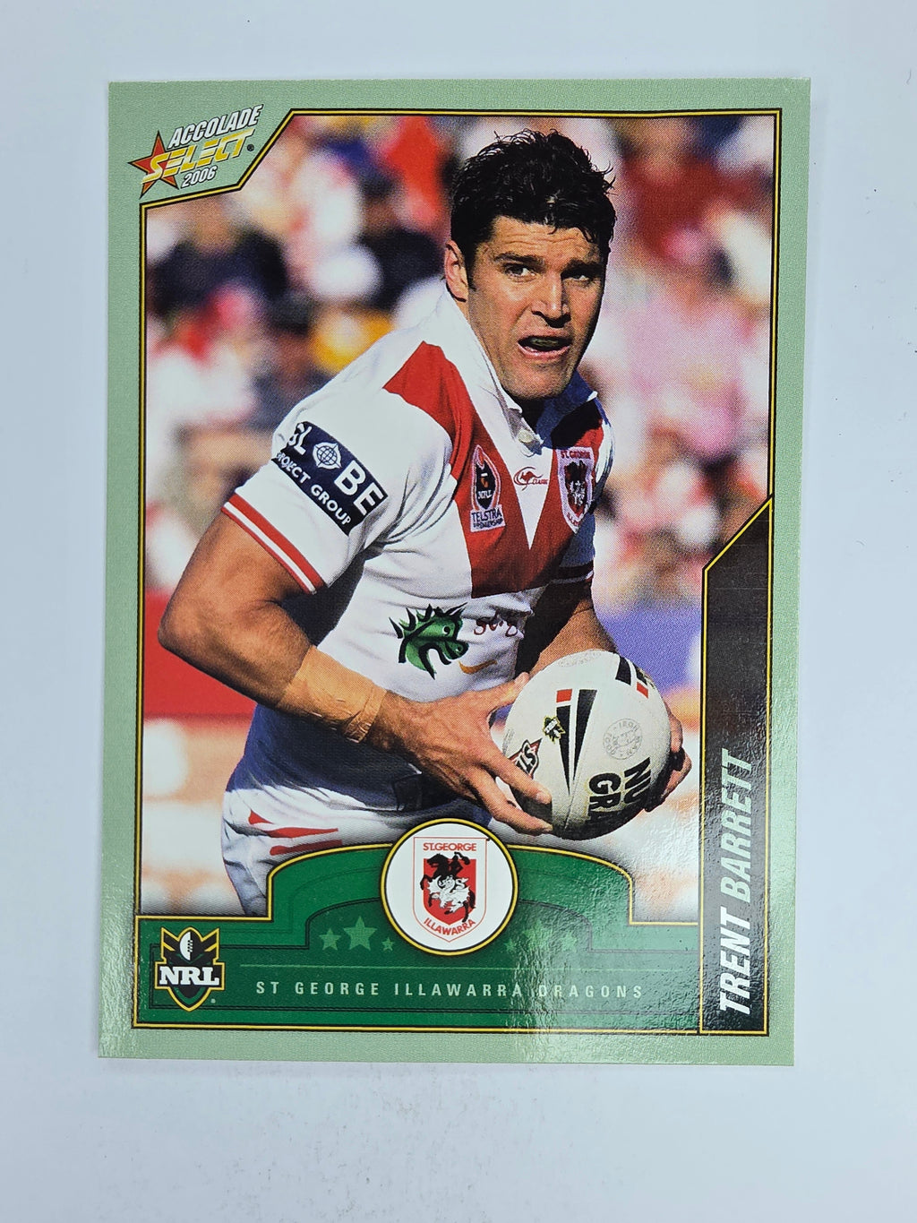 NRL 2006 Accolade Base Card #103 Trent Barrett St George Illawarra Dragons