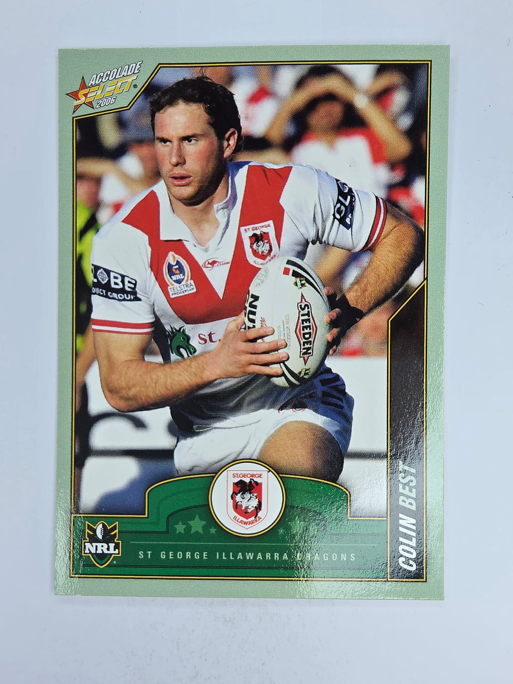NRL 2006 Accolade Base Card #105 Colin Best St George Illawarra Dragons