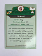 NRL 2006 Accolade Base Card #105 Colin Best St George Illawarra Dragons