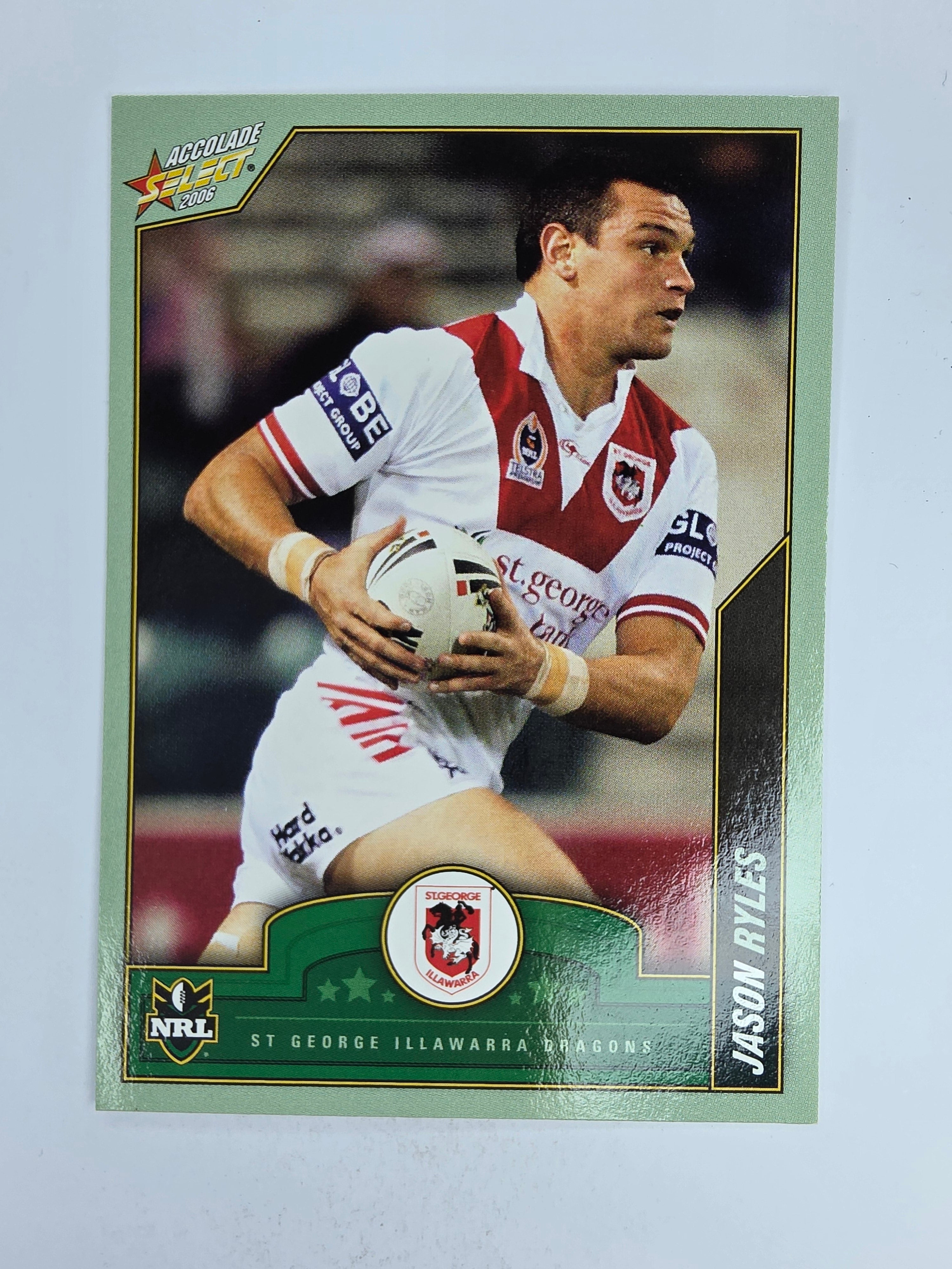 NRL 2006 Accolade Base Card #111 Jason Ryles St George Illawarra Dragons
