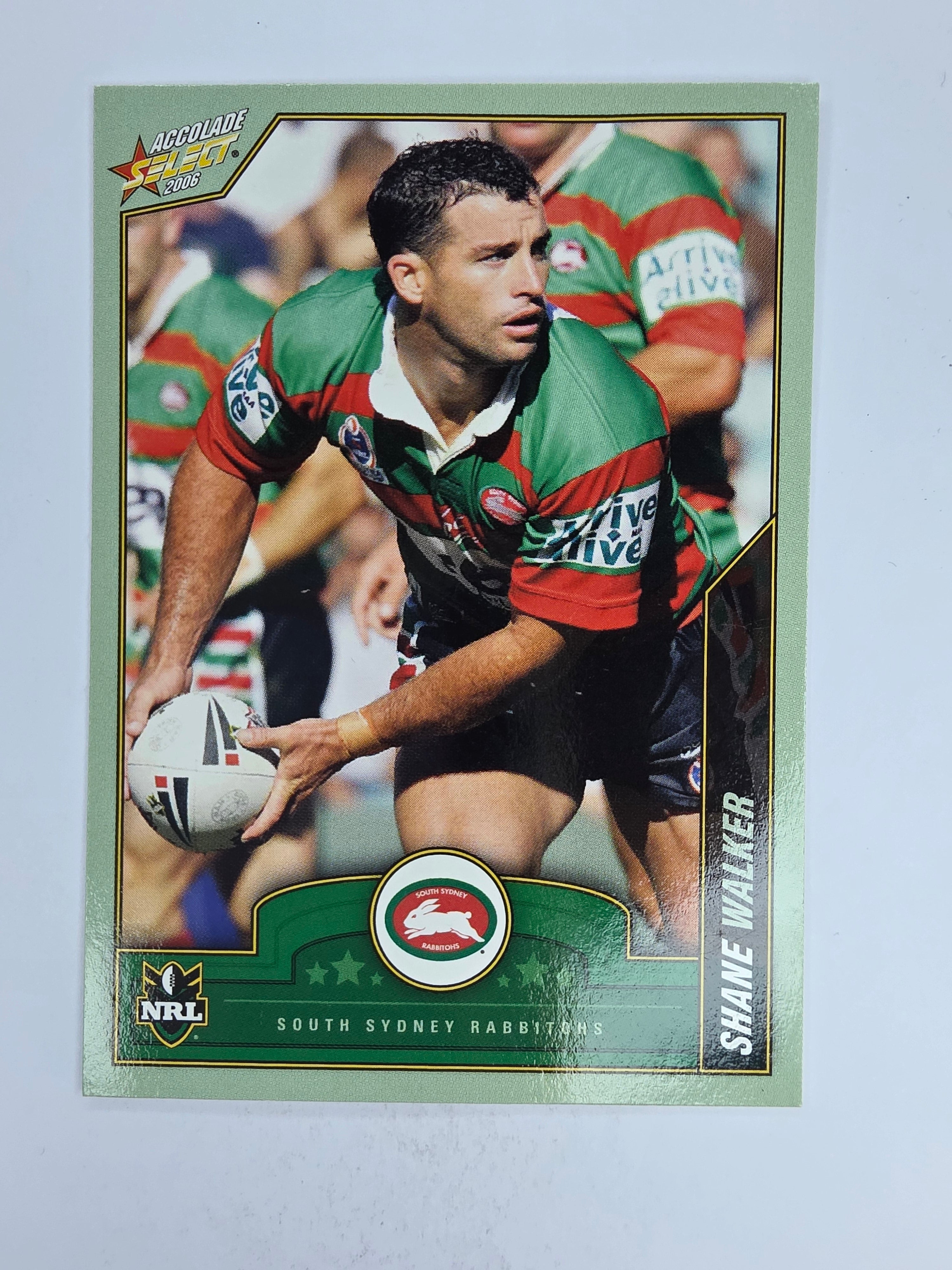 NRL 2006 Accolade Base Card #121 Shane Walker South Sydney Rabbitohs