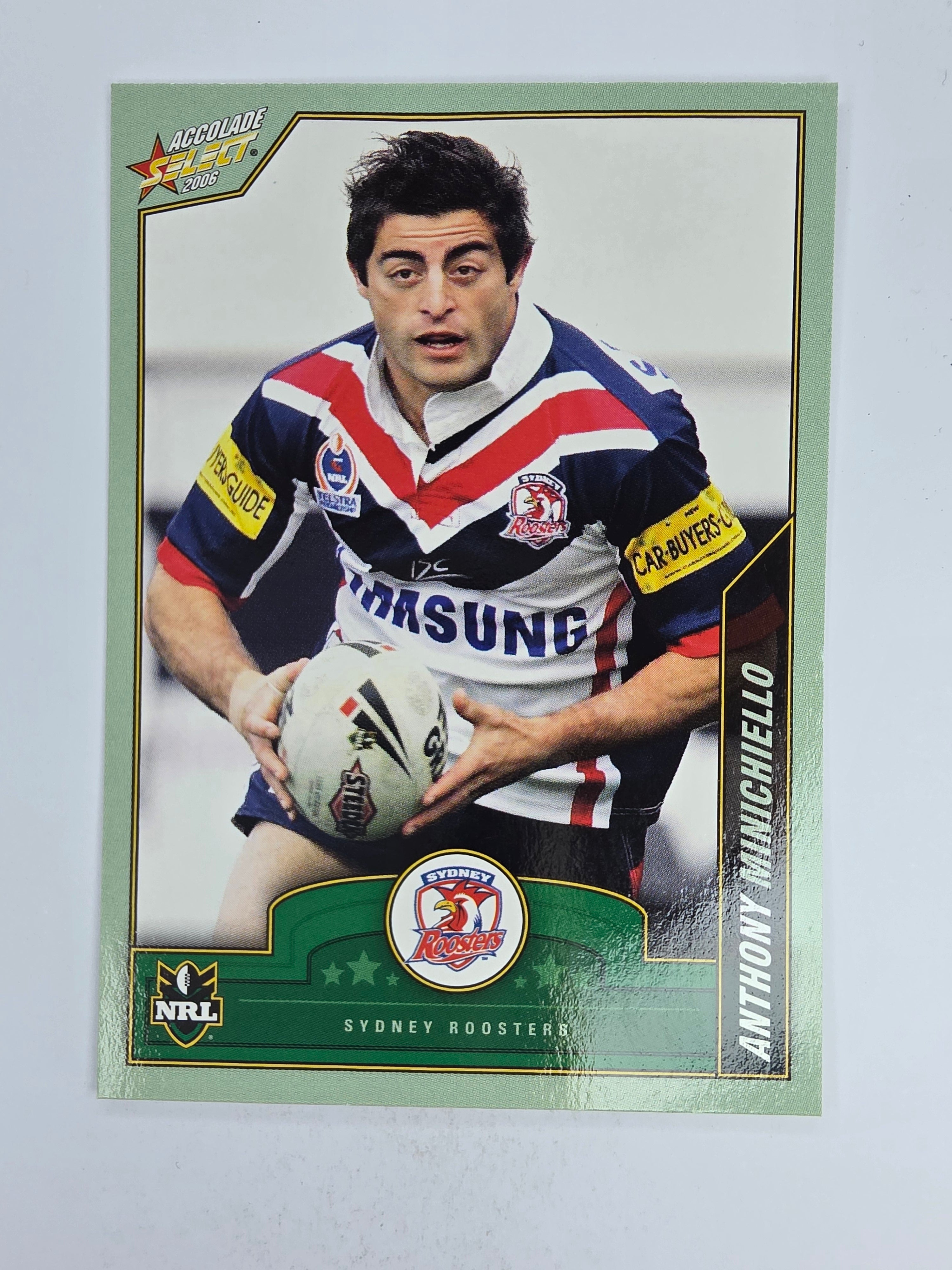 NRL 2006 Accolade Base Card #129 Anthony Minichiello Sydney Roosters