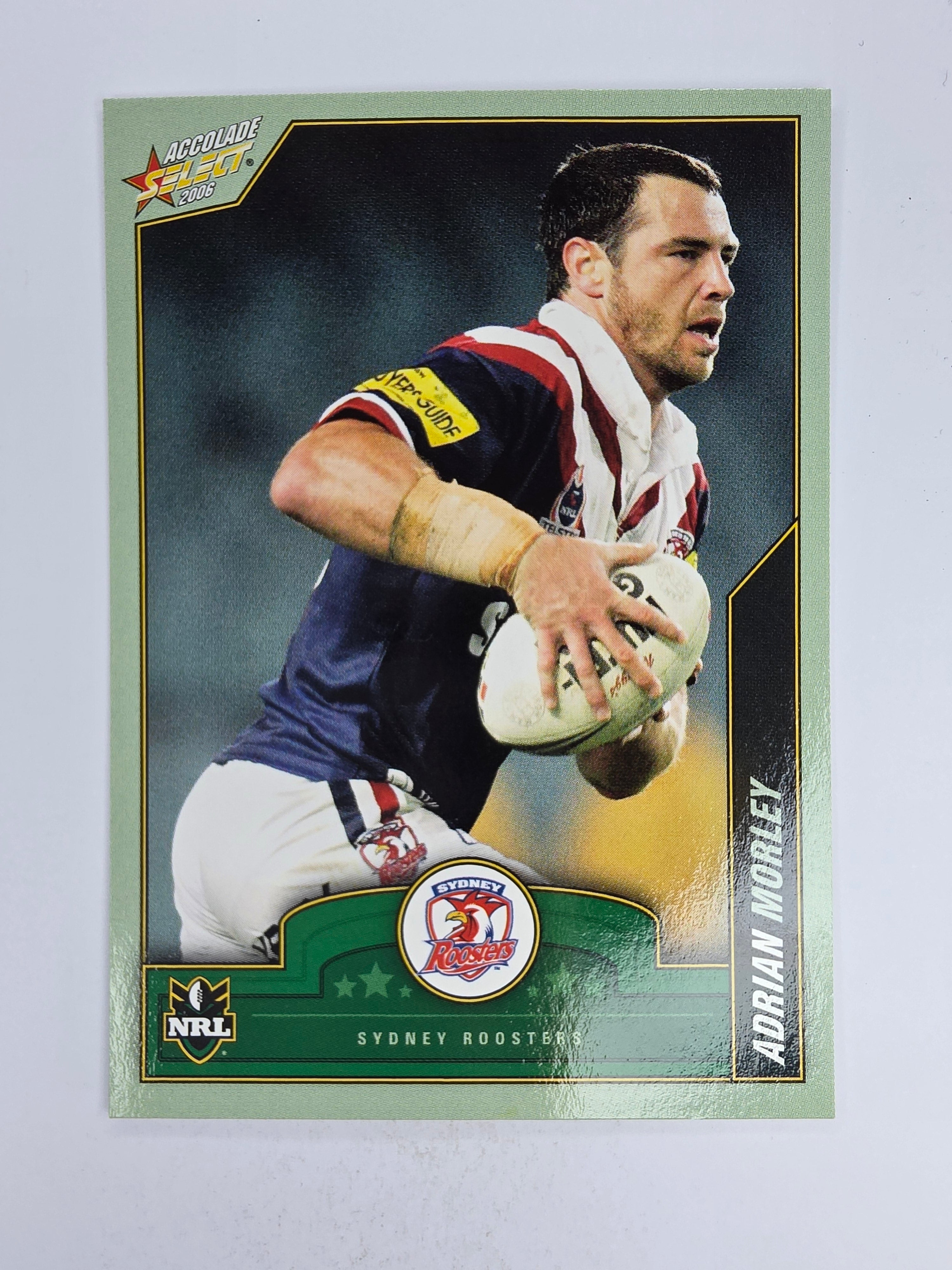 NRL 2006 Accolade Base Card #131 Adrian Morley Sydney Roosters