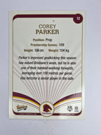 NRL 2006 Invincible Base Card #12 Corey Parker Brisbane Broncos