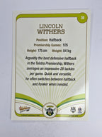 NRL 2006 Invincible Base Card #30 Lincoln Withers Canberra Raiders