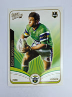 NRL 2006 Invincible Base Card #31 Simon Woolford Canberra Raiders