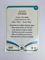 NRL 2006 Invincible Base Card #41 Adam Dykes Cronulla Sutherland Sharks