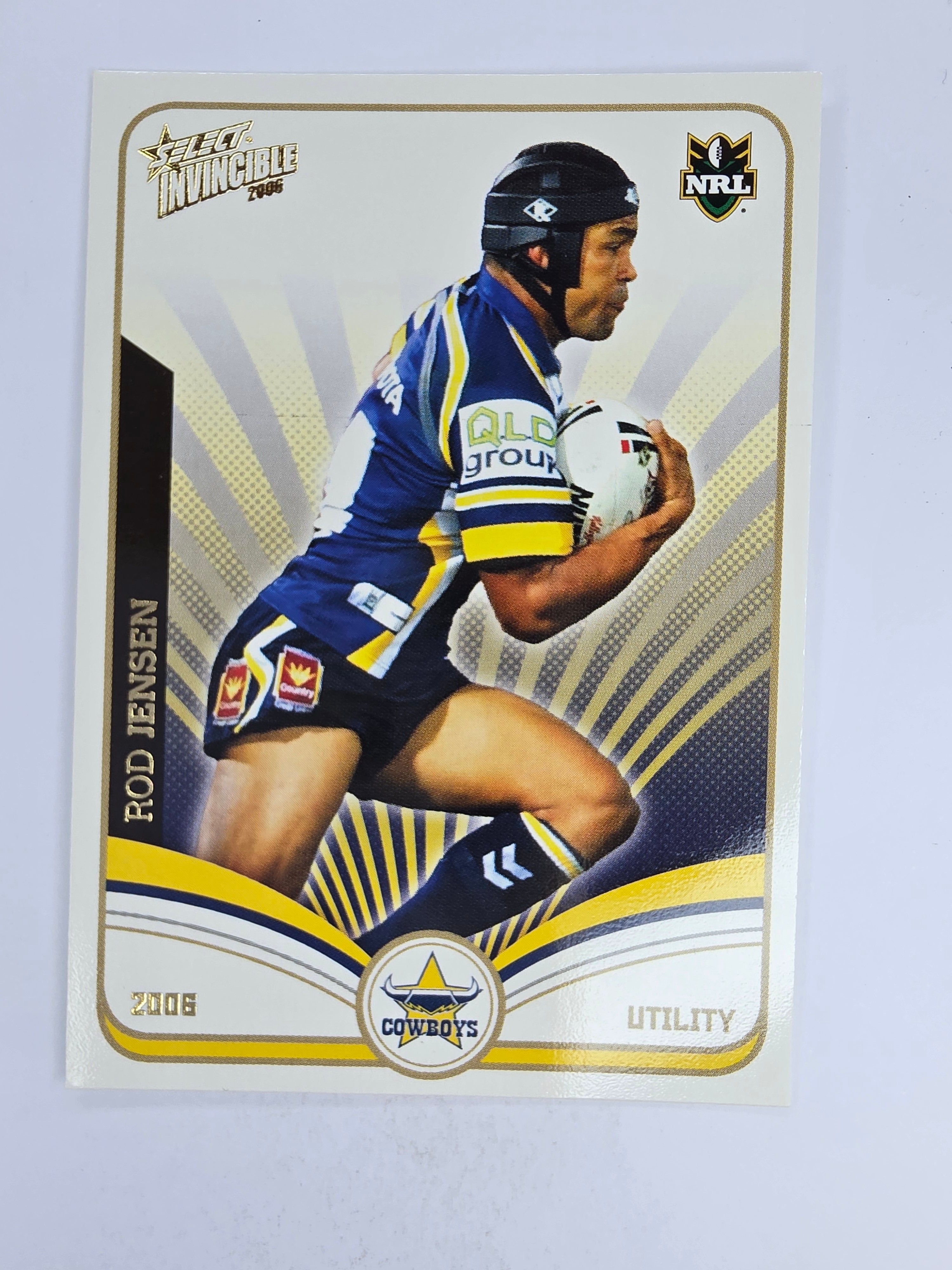 NRL 2006 Invincible Base Card #98 Rod Jensen North Queensland Cowboys