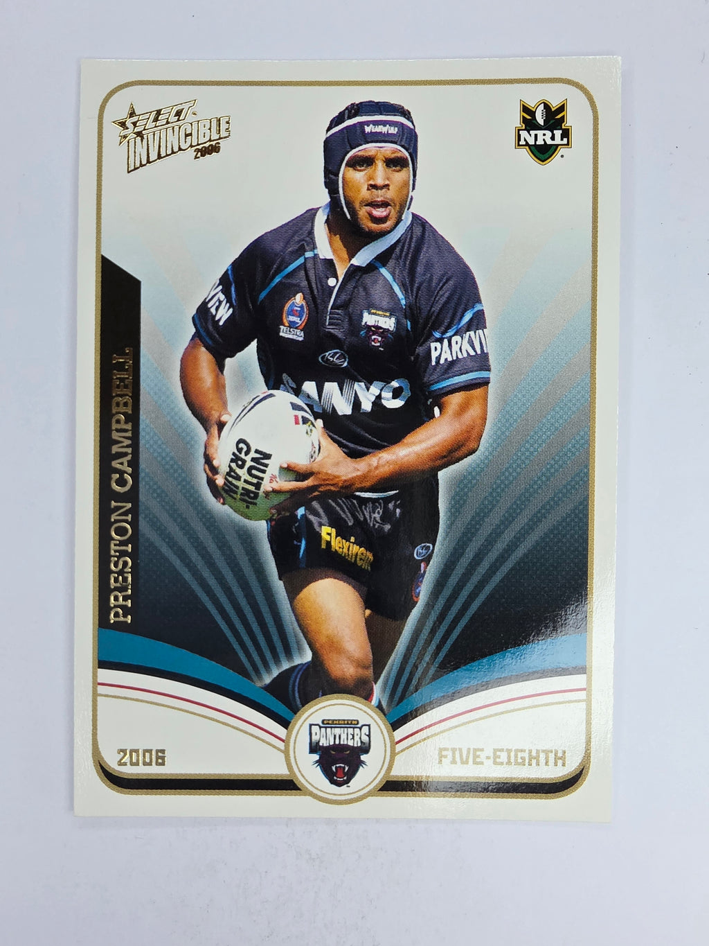 NRL 2006 Invincible Base Card #113 Preston Campbell Penrith Panthers