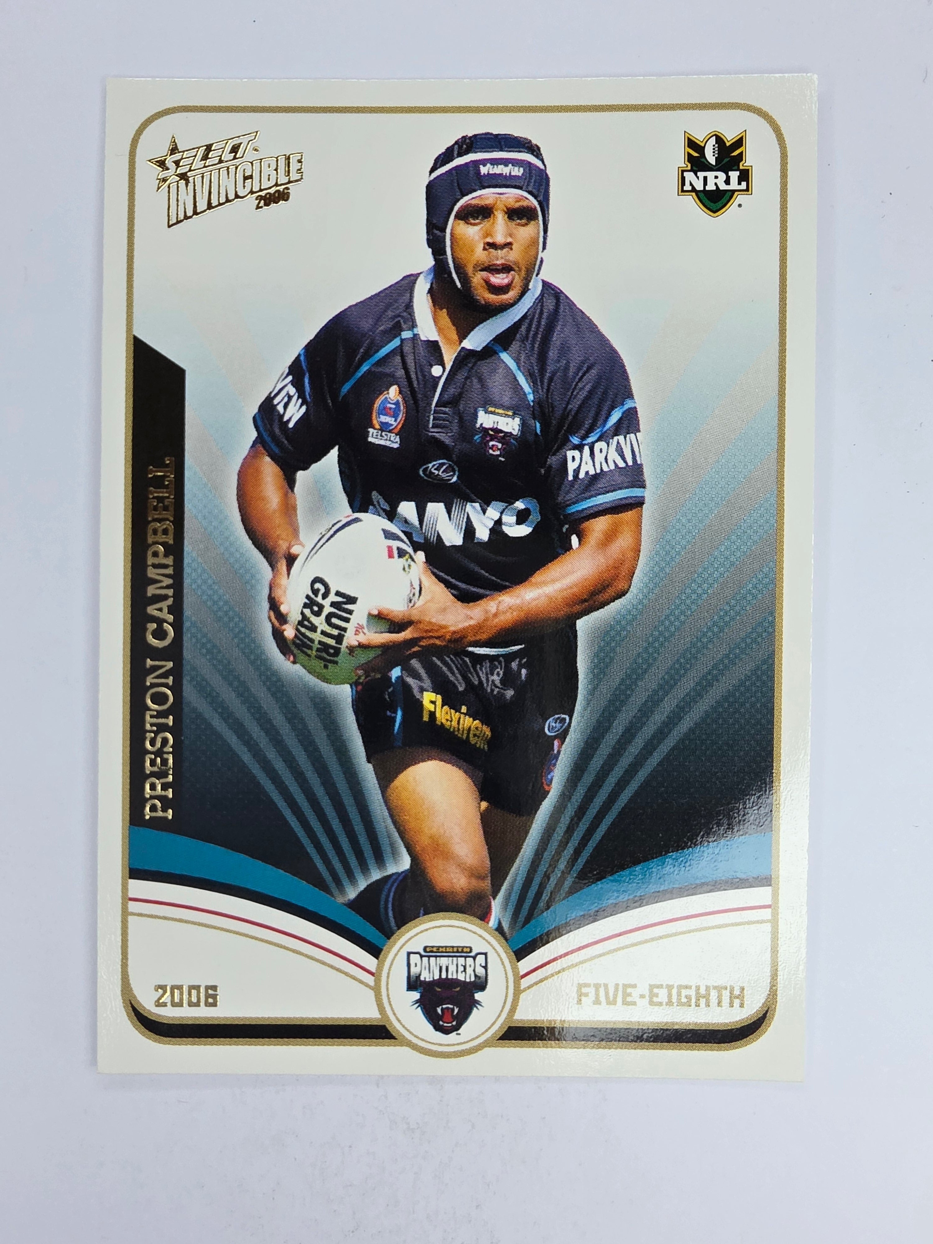 NRL 2006 Invincible Base Card #113 Preston Campbell Penrith Panthers