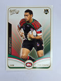 NRL 2006 Invincible Base Card #137 John Sutton South Sydney Rabbitohs