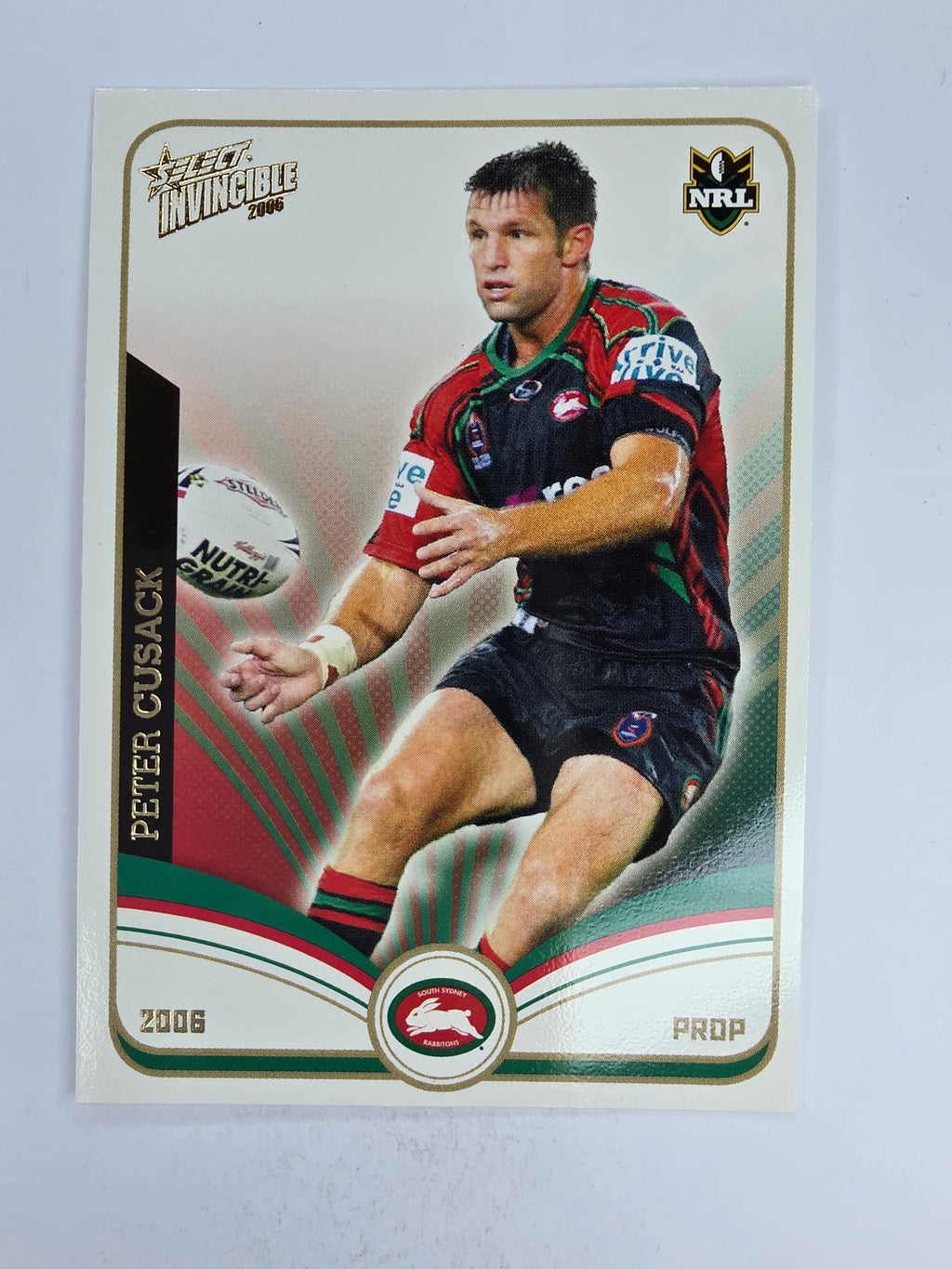 NRL 2006 Invincible Base Card #140 Peter Cusack South Sydney Rabbitohs