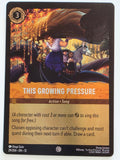 Disney Lorcana Wilds Unknown | Coldfoil | #029/204 | This Growing Pressure | Common