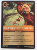 Disney Lorcana Wilds Unknown | Coldfoil | #032/204 | When You Need Help, Just Call | Rare