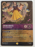 Disney Lorcana Wilds Unknown | Coldfoil | #037/204 | Snow White Merry as the Morning | Legendary