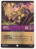 Disney Lorcana Wilds Unknown | Coldfoil | #038/204 | Dopey Drawn to Music | Uncommon