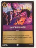 Disney Lorcana Wilds Unknown | Coldfoil | #064/204 | Right Behind You | Uncommon