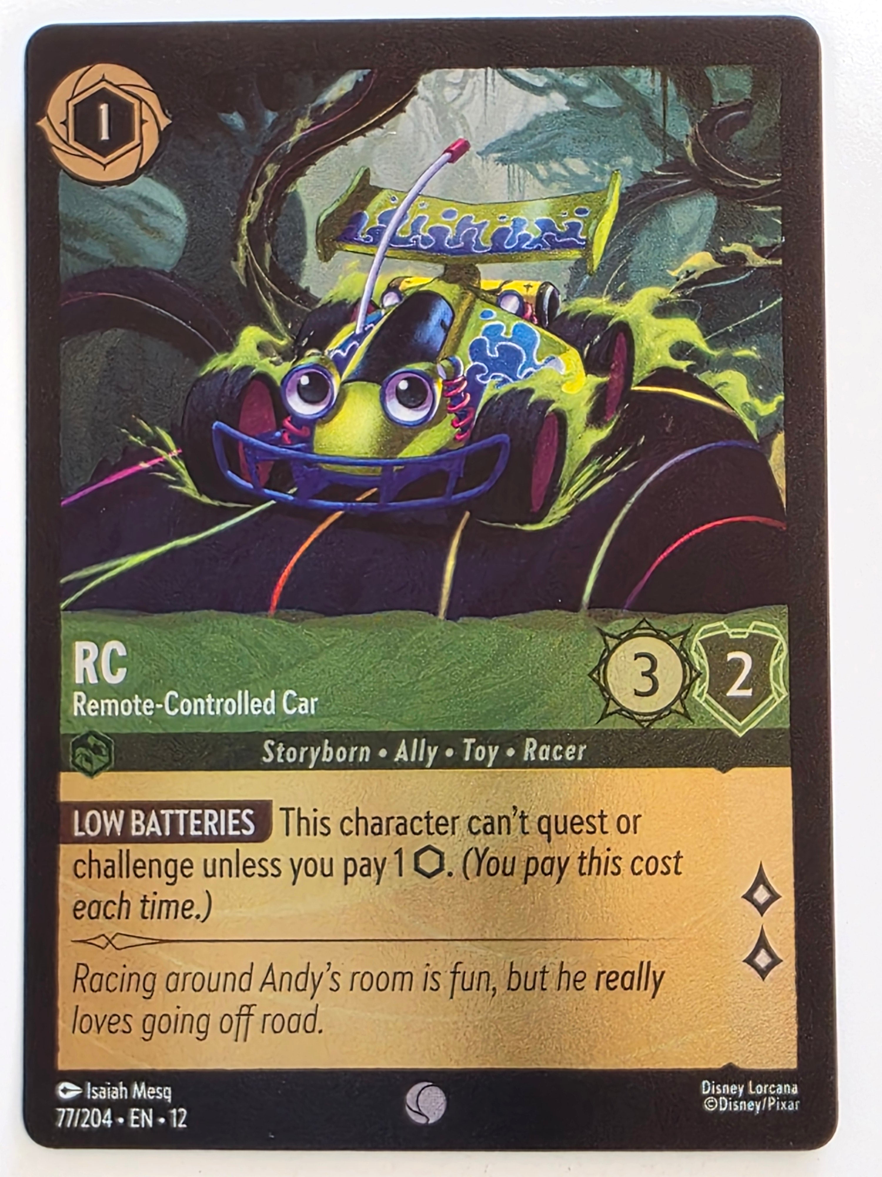 Disney Lorcana Wilds Unknown | Coldfoil | #077/204 | RC Remote-Controlled Car | Common