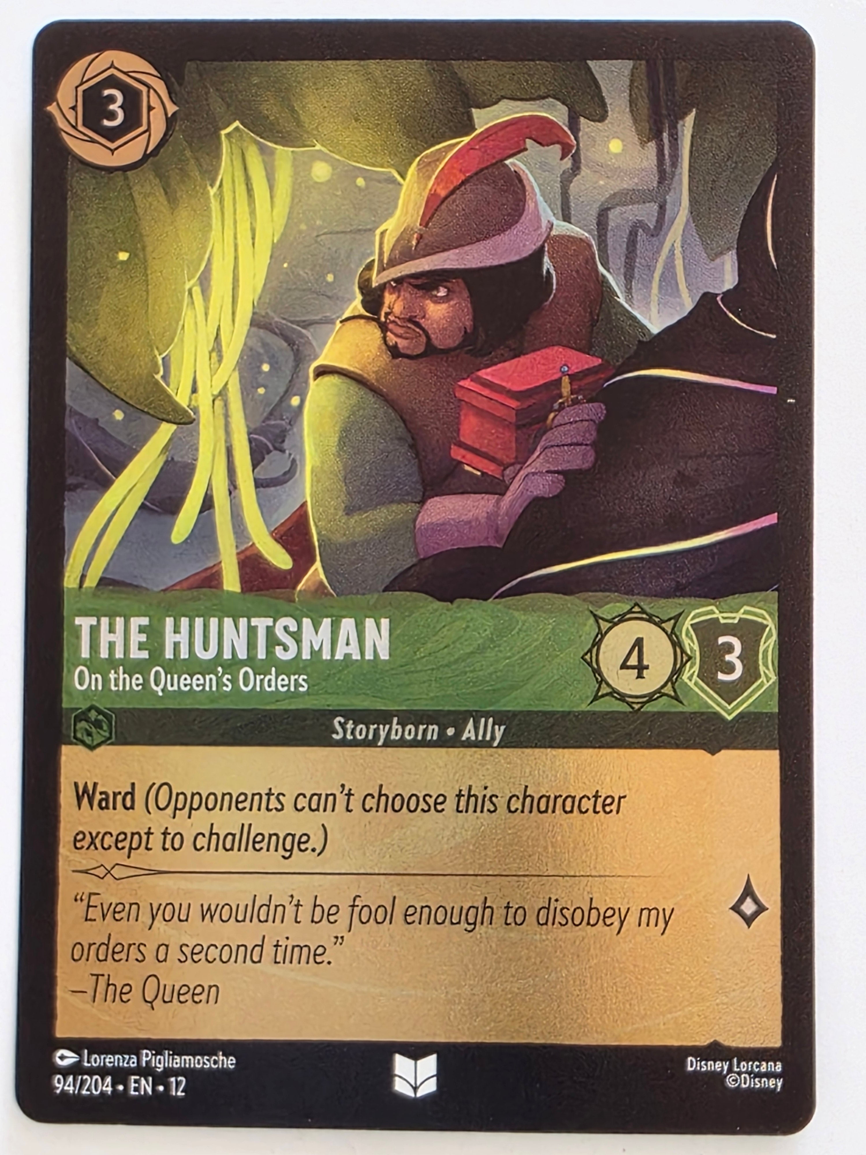 Disney Lorcana Wilds Unknown | Coldfoil | #094/204 | The Huntsman On the Queen's Orders | Uncommon