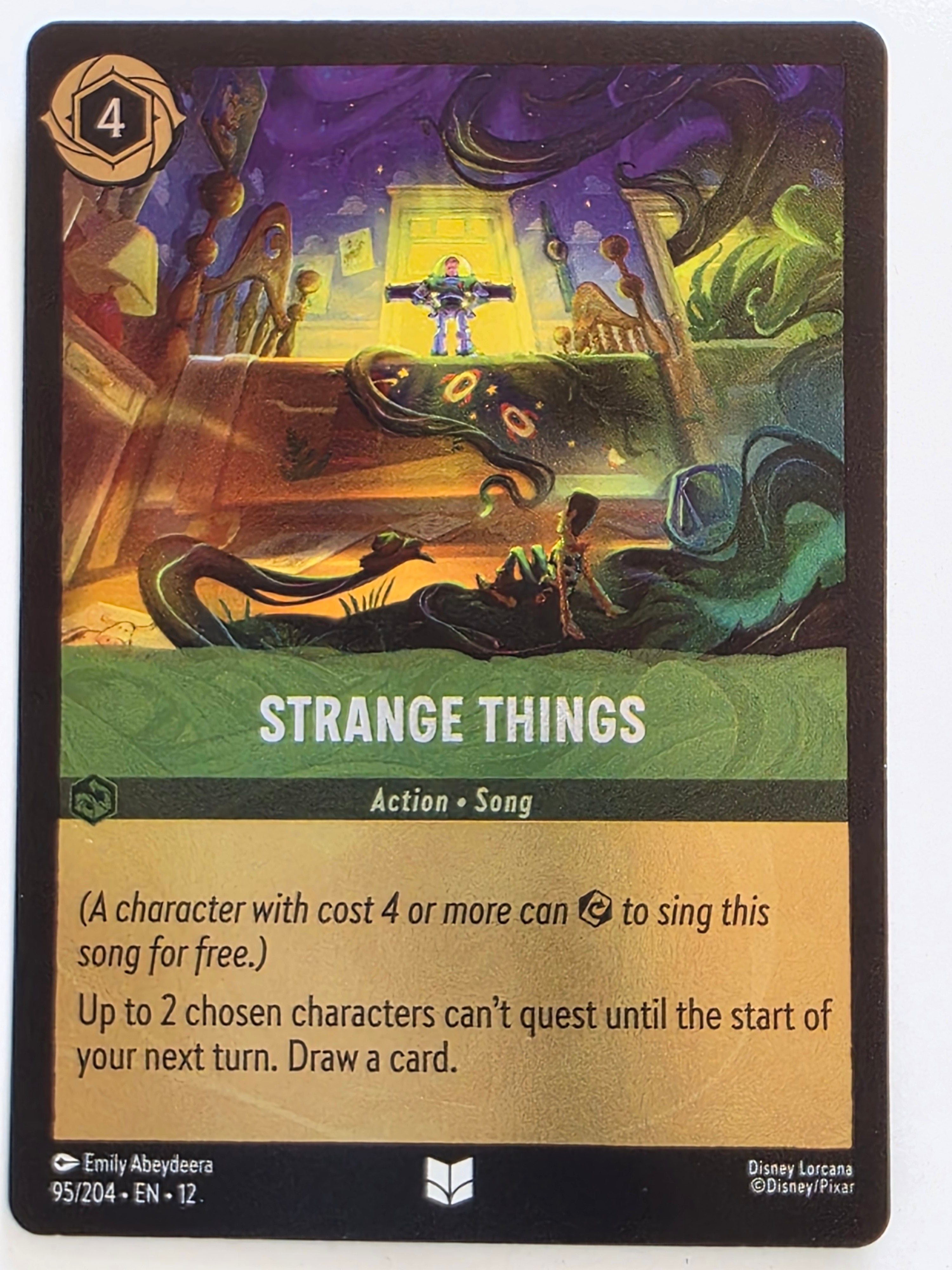 Disney Lorcana Wilds Unknown | Coldfoil | #095/204 | Strange Things | Uncommon