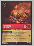Disney Lorcana Wilds Unknown | Coldfoil | #123/204 | Hercules Young Rescuer | Super Rare