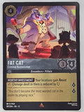Disney Lorcana Wilds Unknown | Coldfoil | #187/204 | Fat Cat Criminal Businessman | Rare