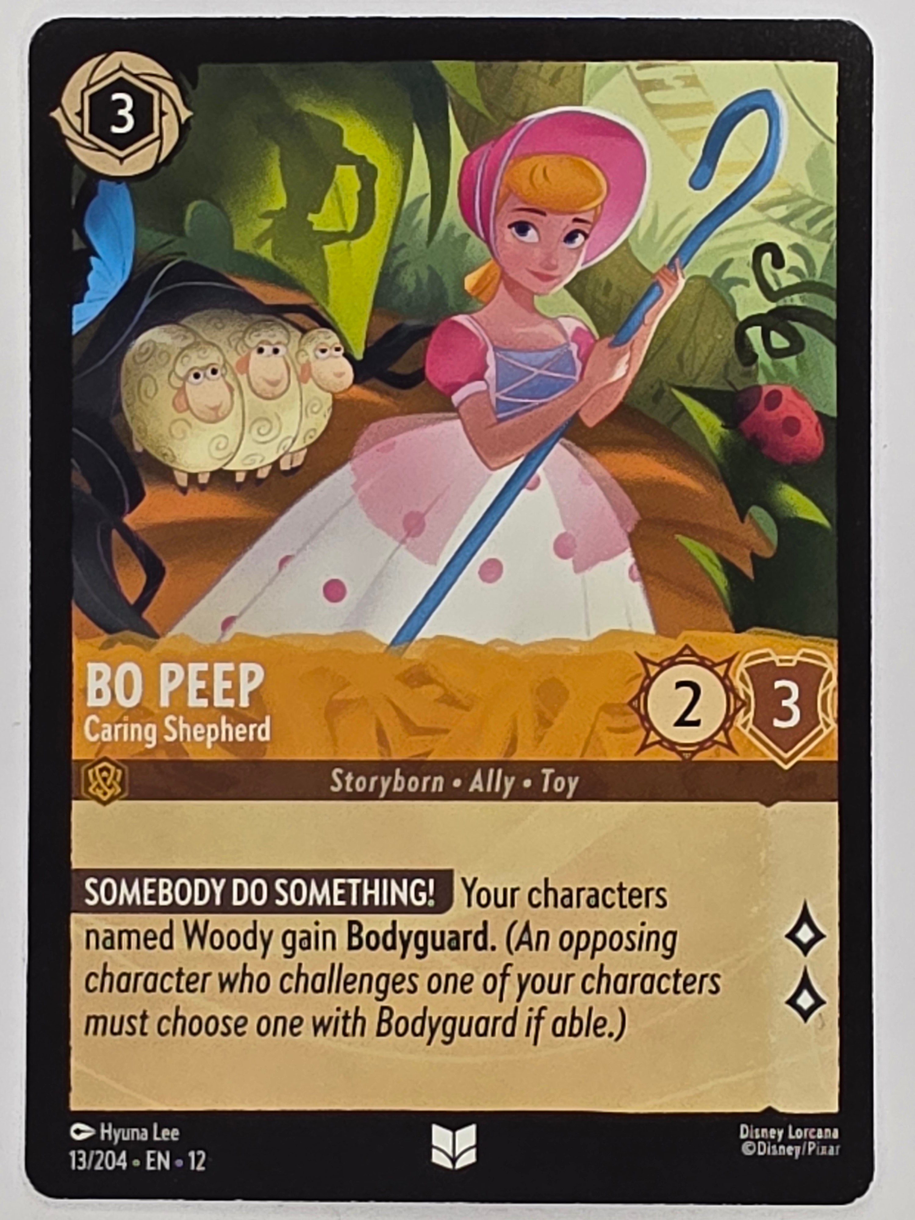 Disney Lorcana Wilds Unknown | #013/204 | Bo Peep Caring Shepherd | Uncommon