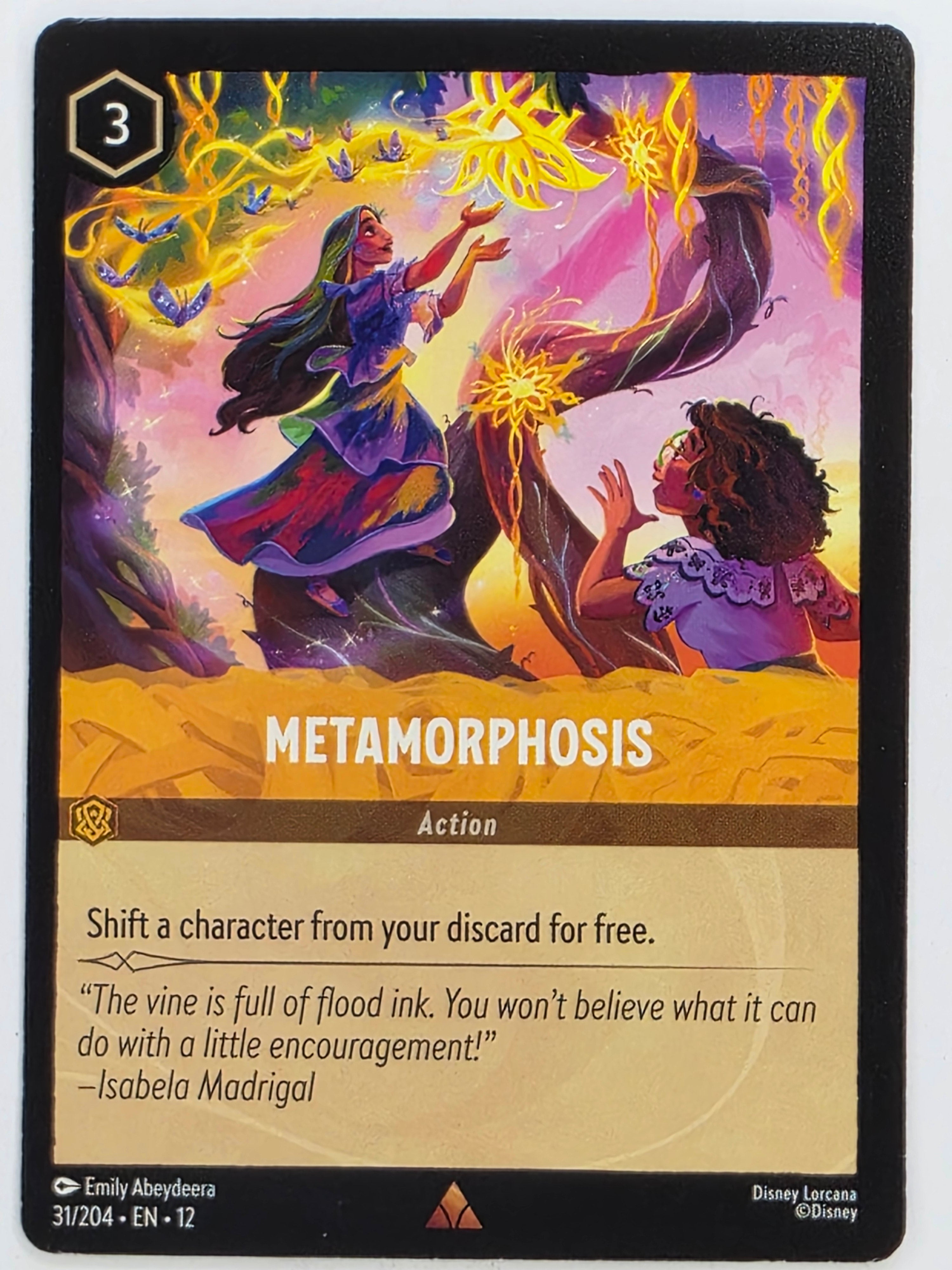 Disney Lorcana Wilds Unknown | #031/204 | Metamorphosis | Rare