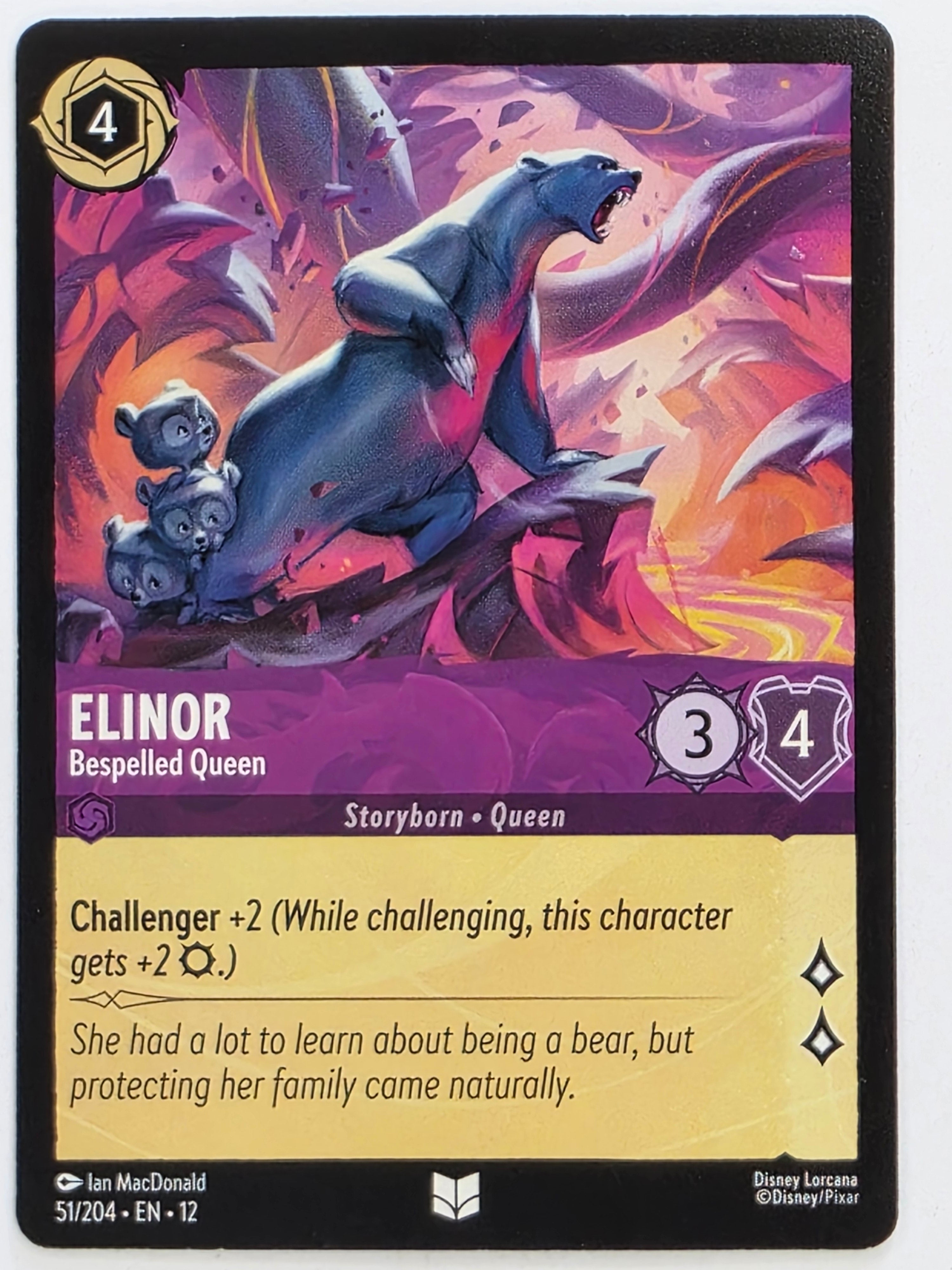 Disney Lorcana Wilds Unknown | #051/204 | Elinor Bespelled Queen | Uncommon