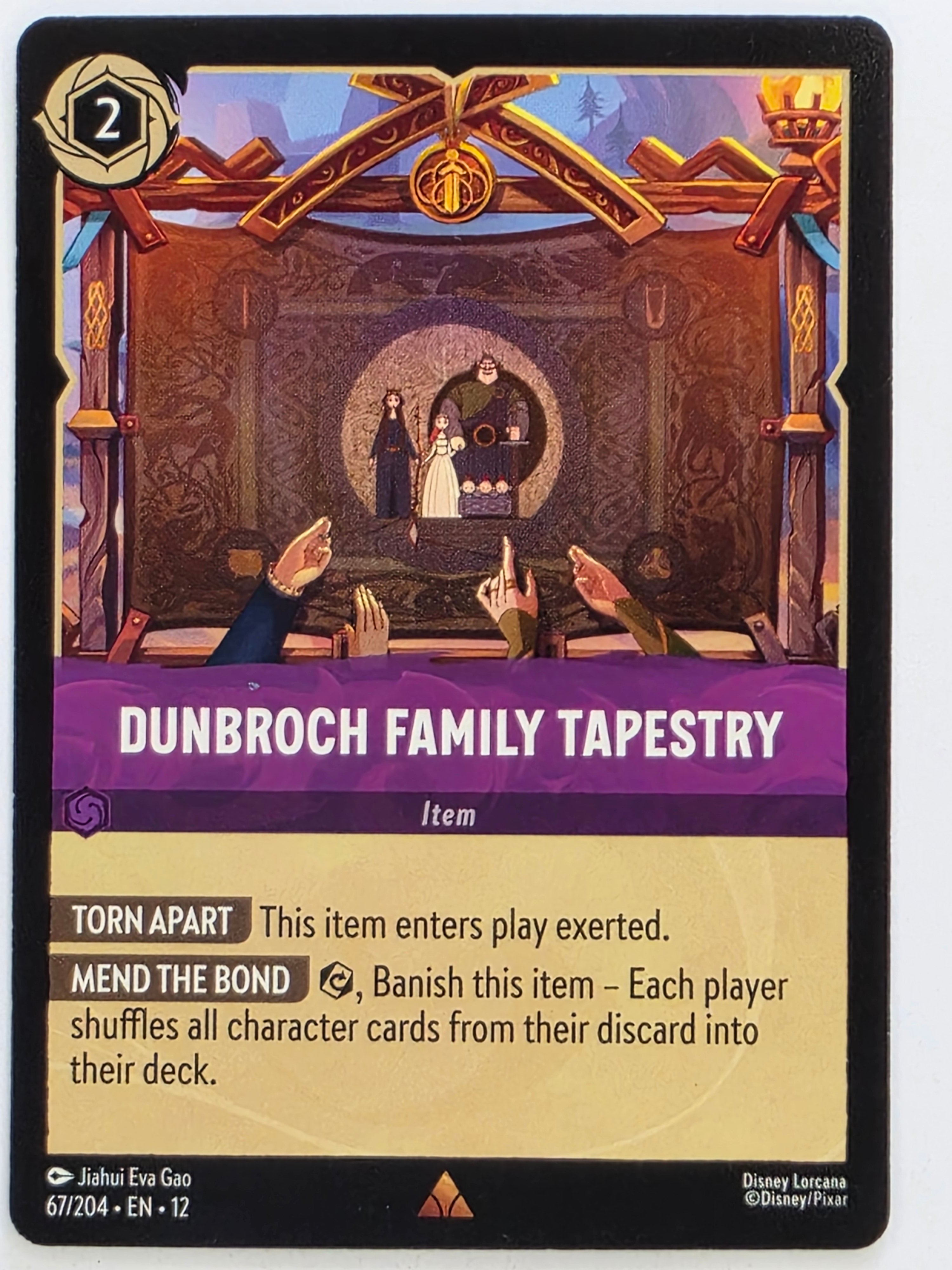 Disney Lorcana Wilds Unknown | #067/204 | Dunbroch Family Tapestry | Rare