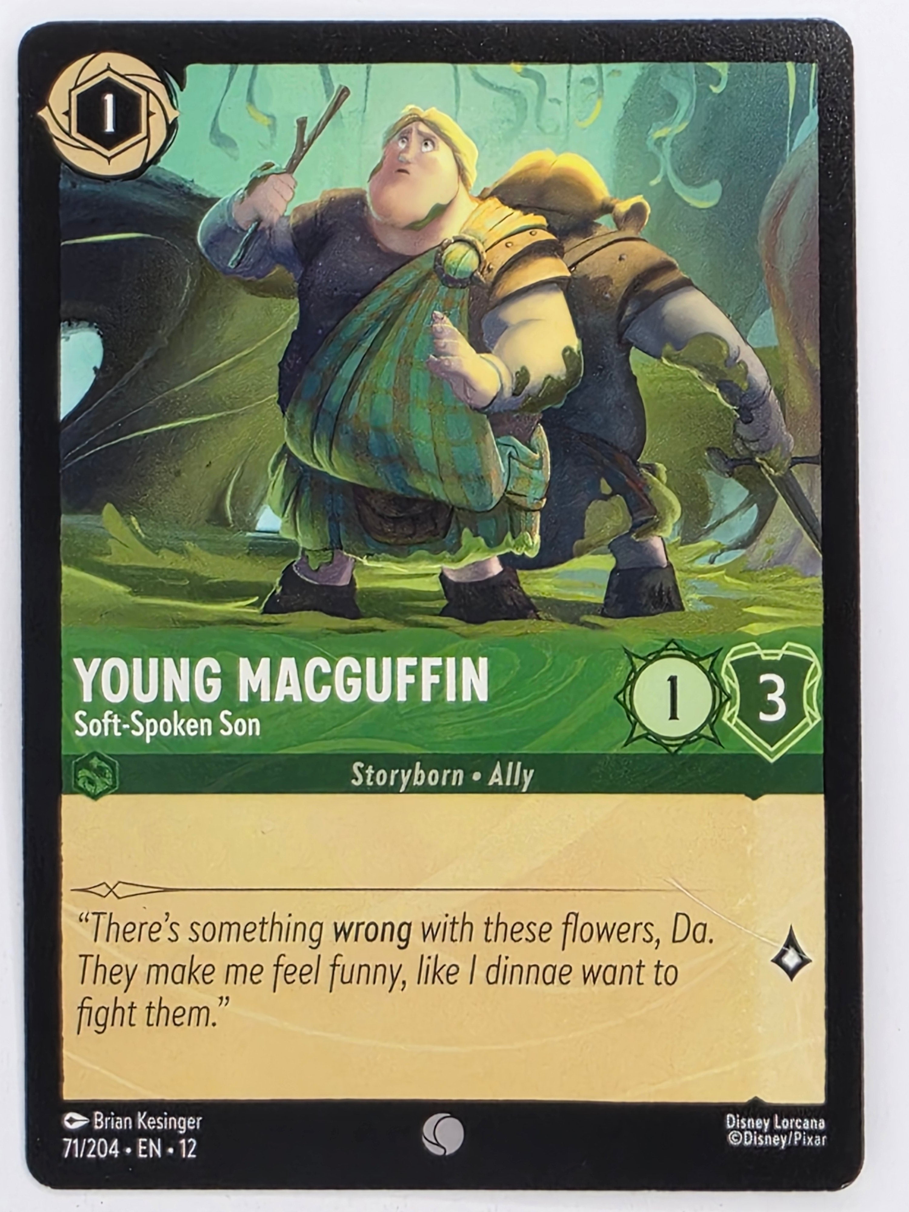 Disney Lorcana Wilds Unknown | #071/204 | Young MacGuffin Soft-Spoken Son | Common