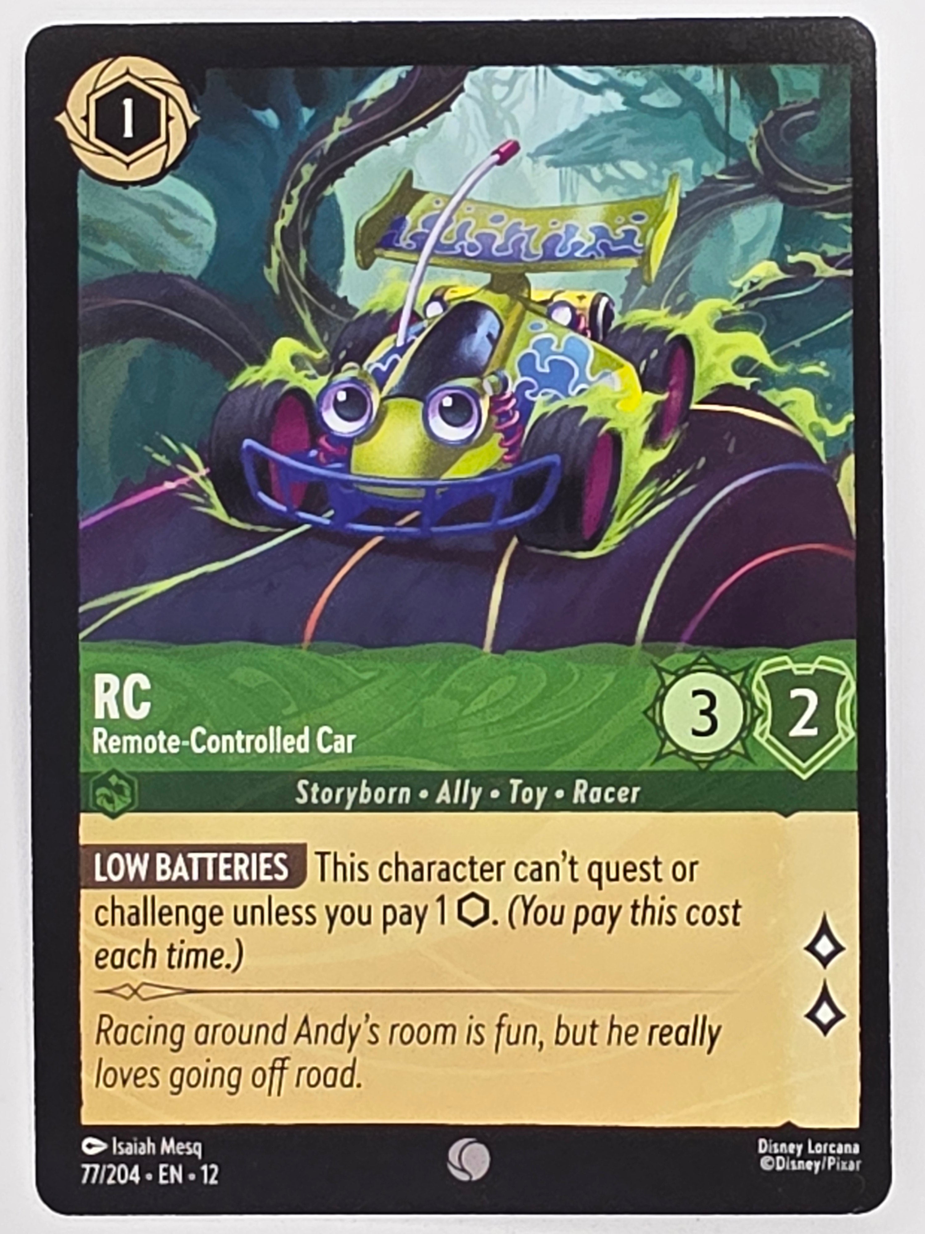 Disney Lorcana Wilds Unknown | #077/204 | RC Remote-Controlled Car | Common