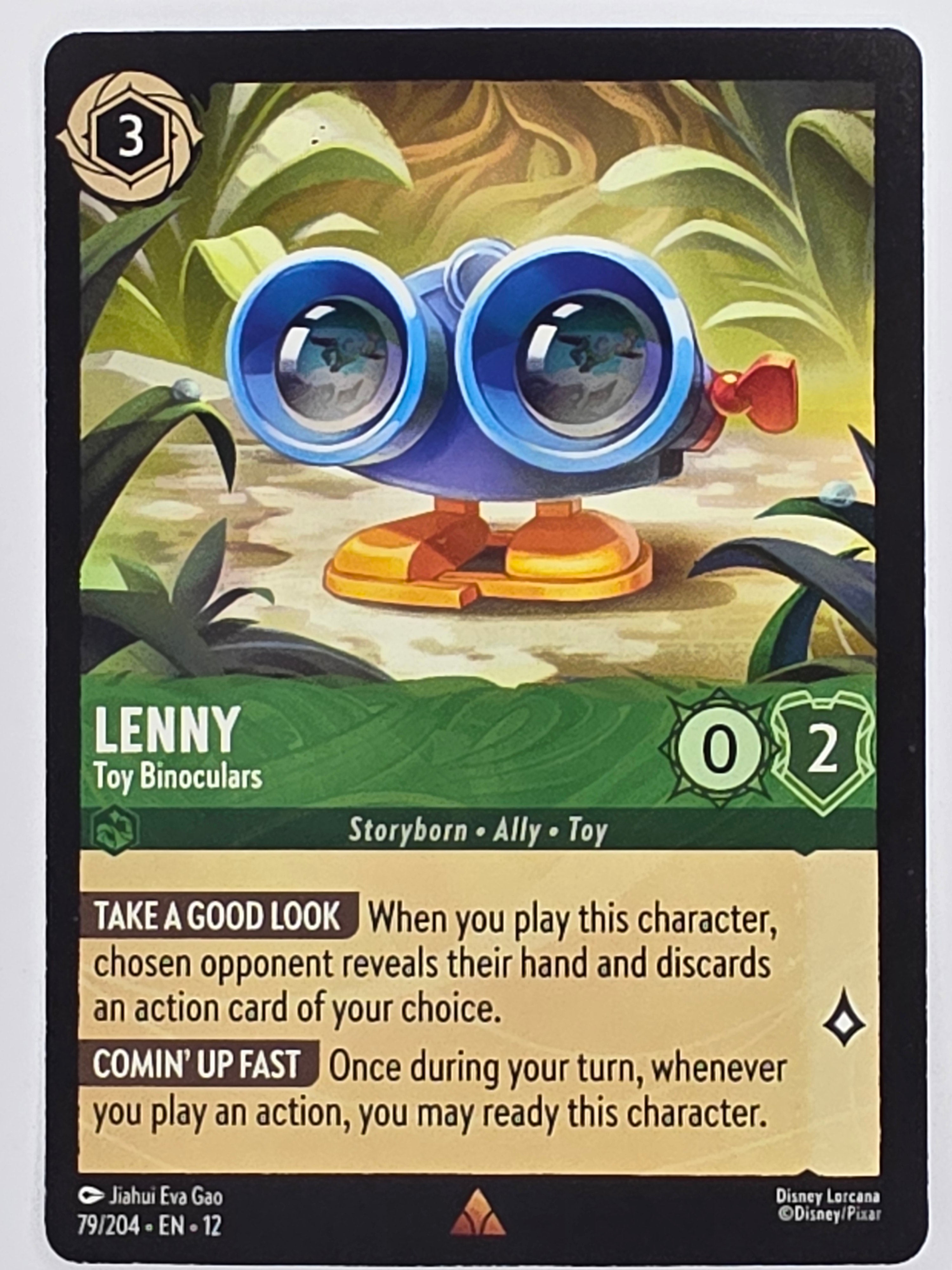 Disney Lorcana Wilds Unknown | #079/204 | Lenny Toy Binoculars | Rare