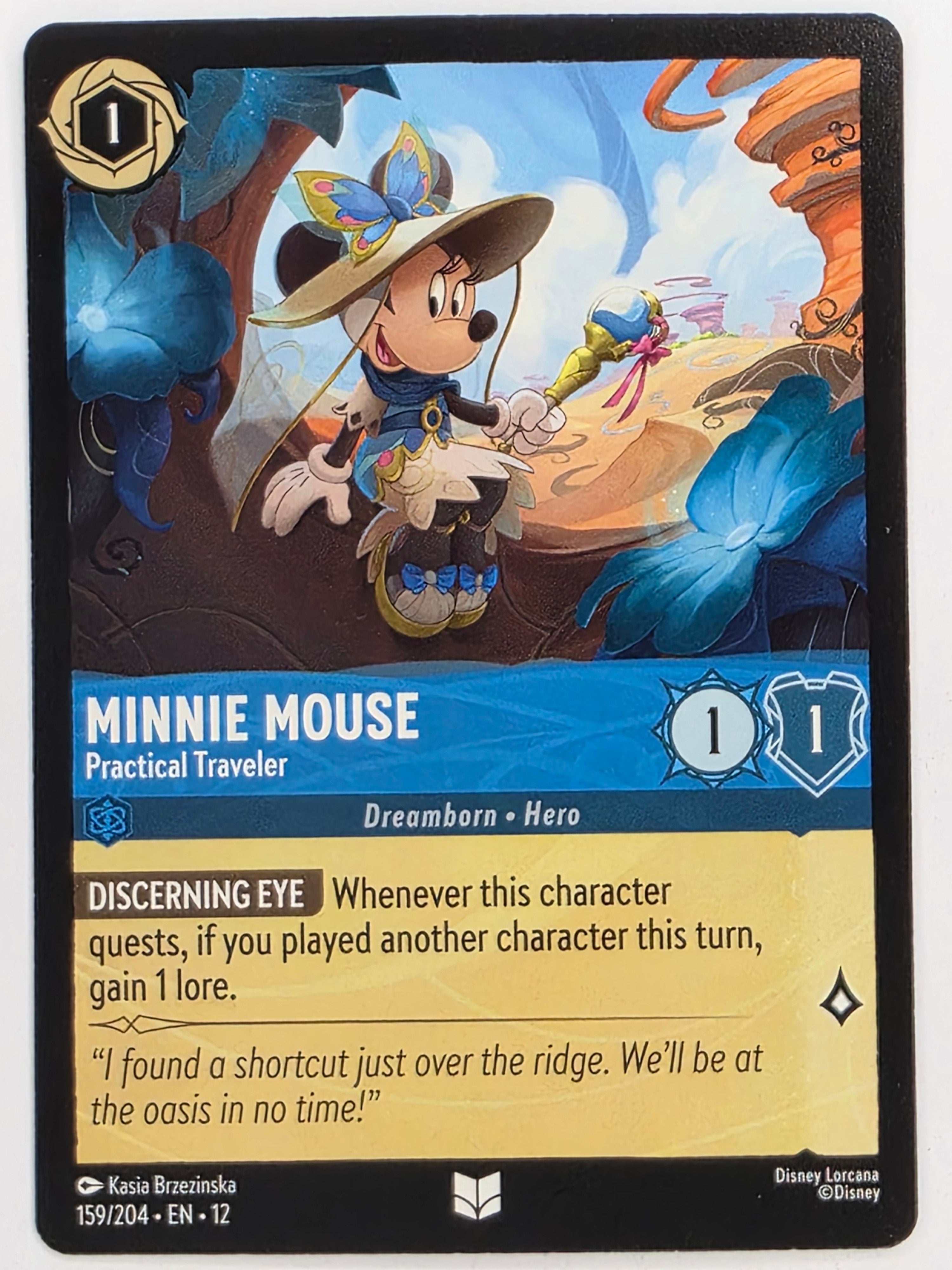 Disney Lorcana Wilds Unknown | #159/204 | Minnie Mouse Practical Traveler | Uncommon