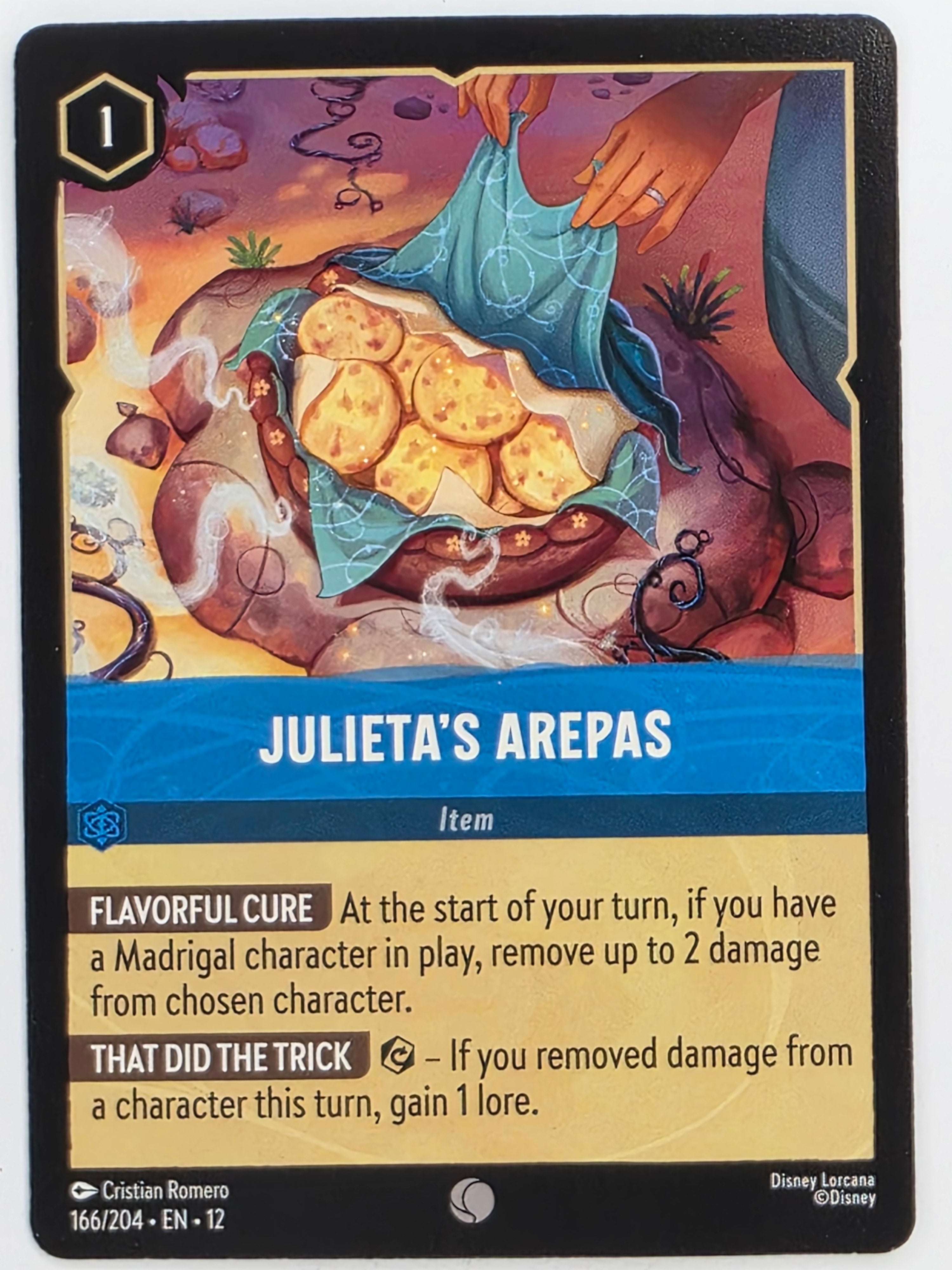 Disney Lorcana Wilds Unknown | #166/204 | Julieta's Arepas | Common