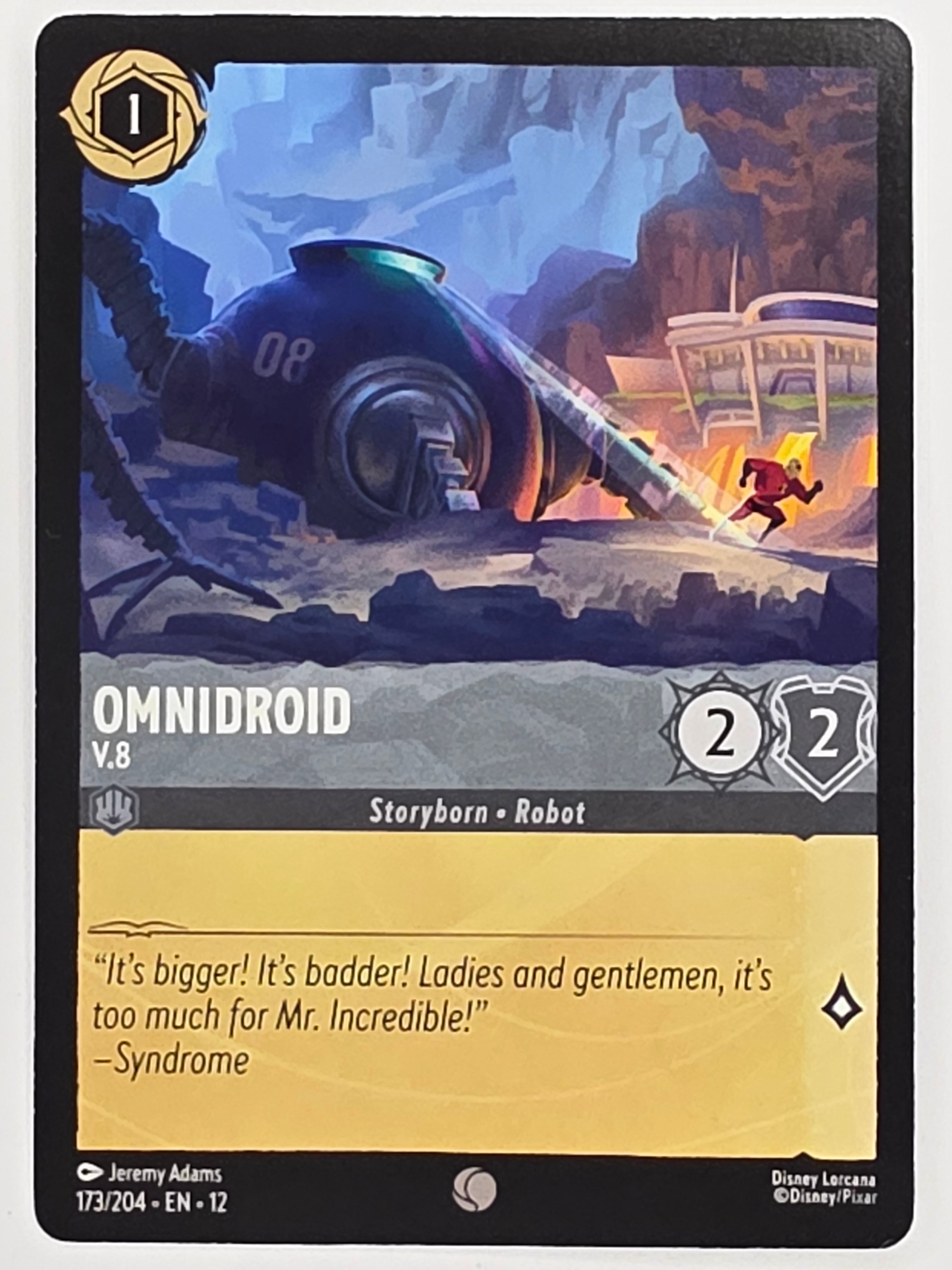 Disney Lorcana Wilds Unknown | #173/204 | Omnidroid V.8 | Common