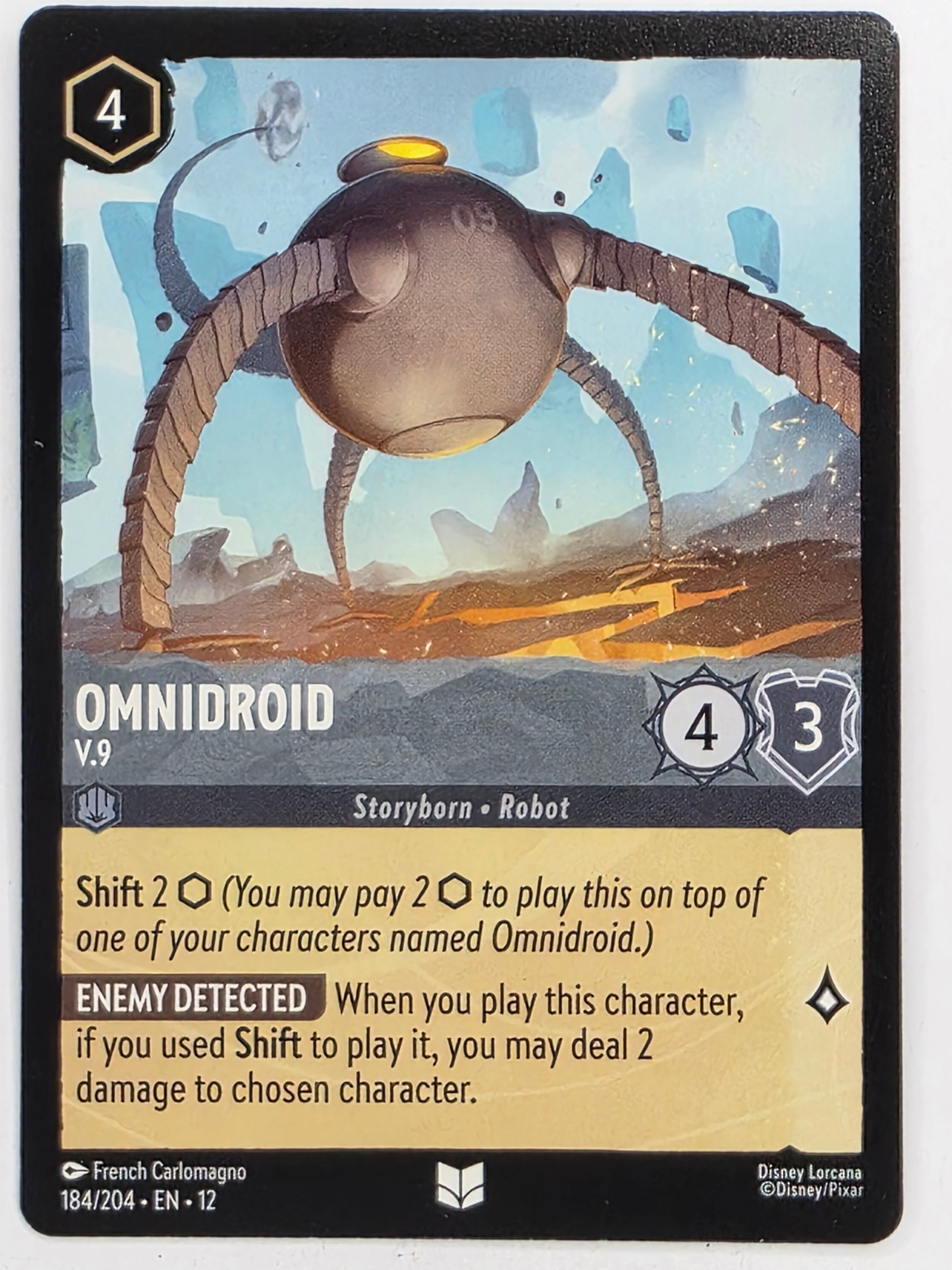 Disney Lorcana Wilds Unknown | #184/204 | Omnidroid V.9 | Uncommon