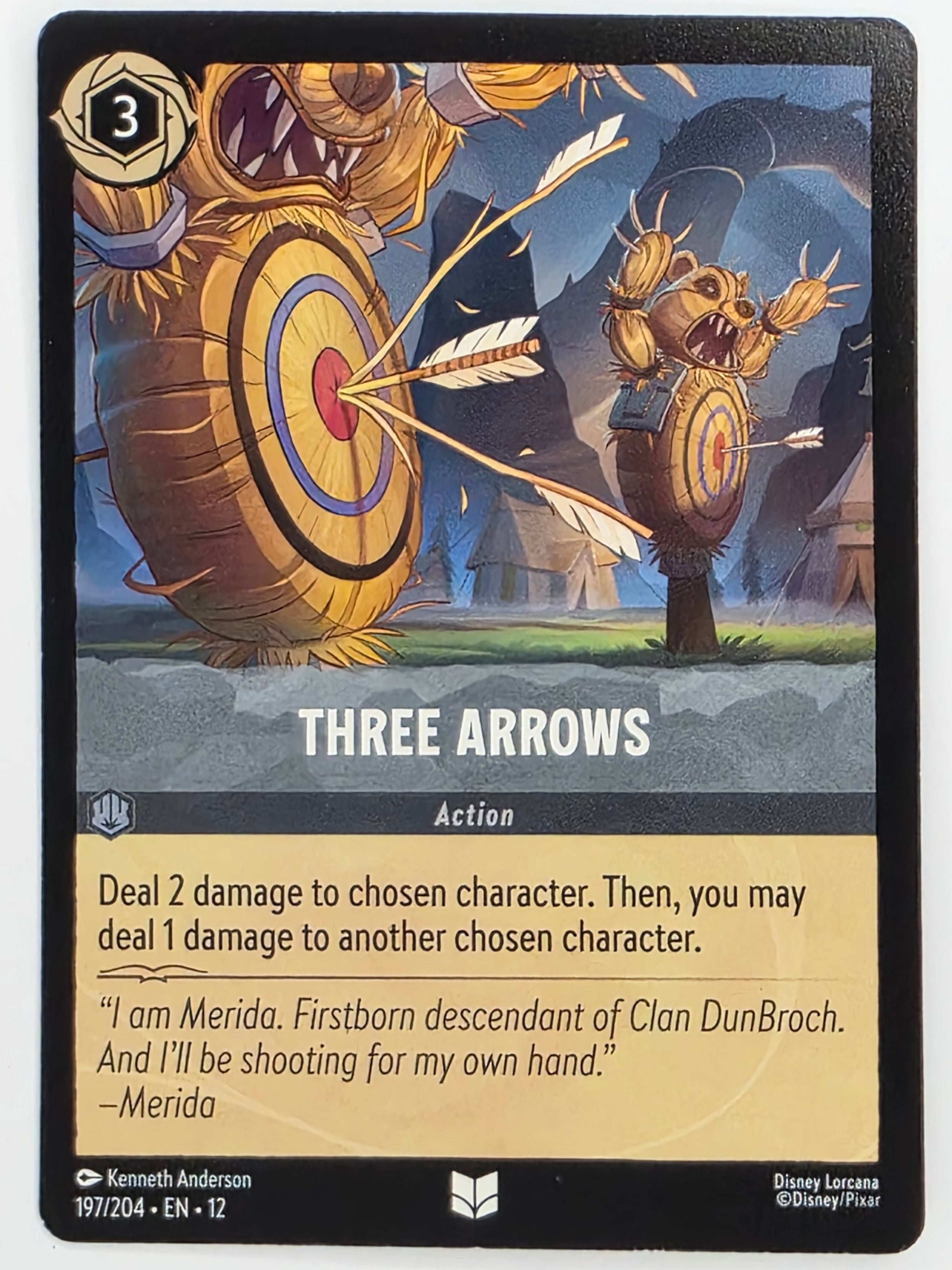 Disney Lorcana Wilds Unknown | #197/204 | Three Arrows | Uncommon