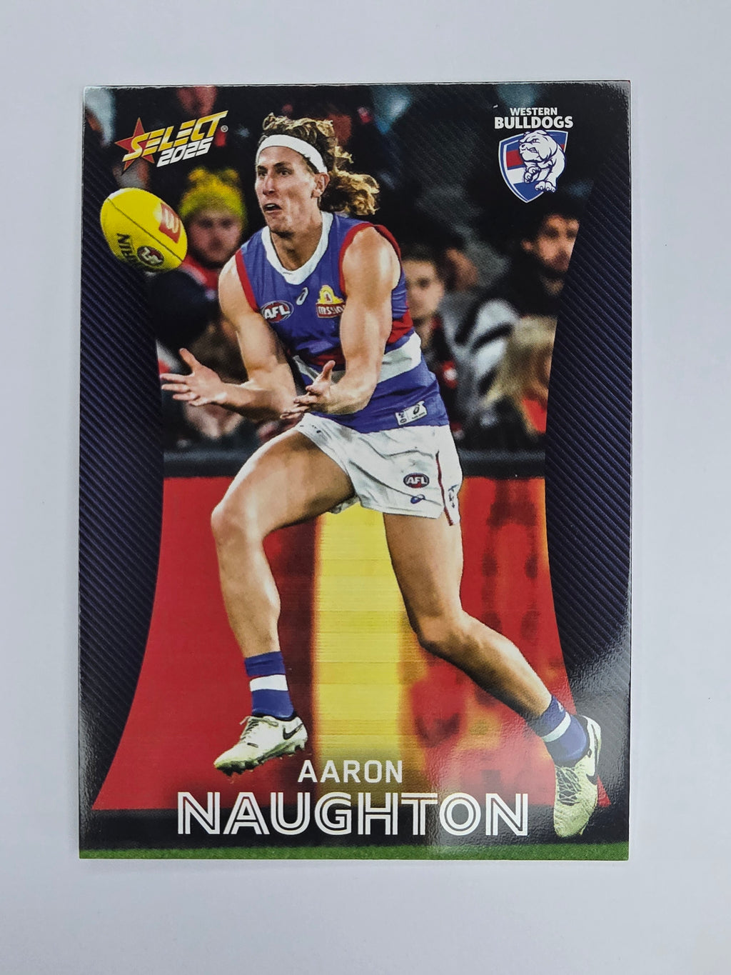 AFL 2025 Footy Stars Base Card #193 Aaron Naughton Western Bulldogs