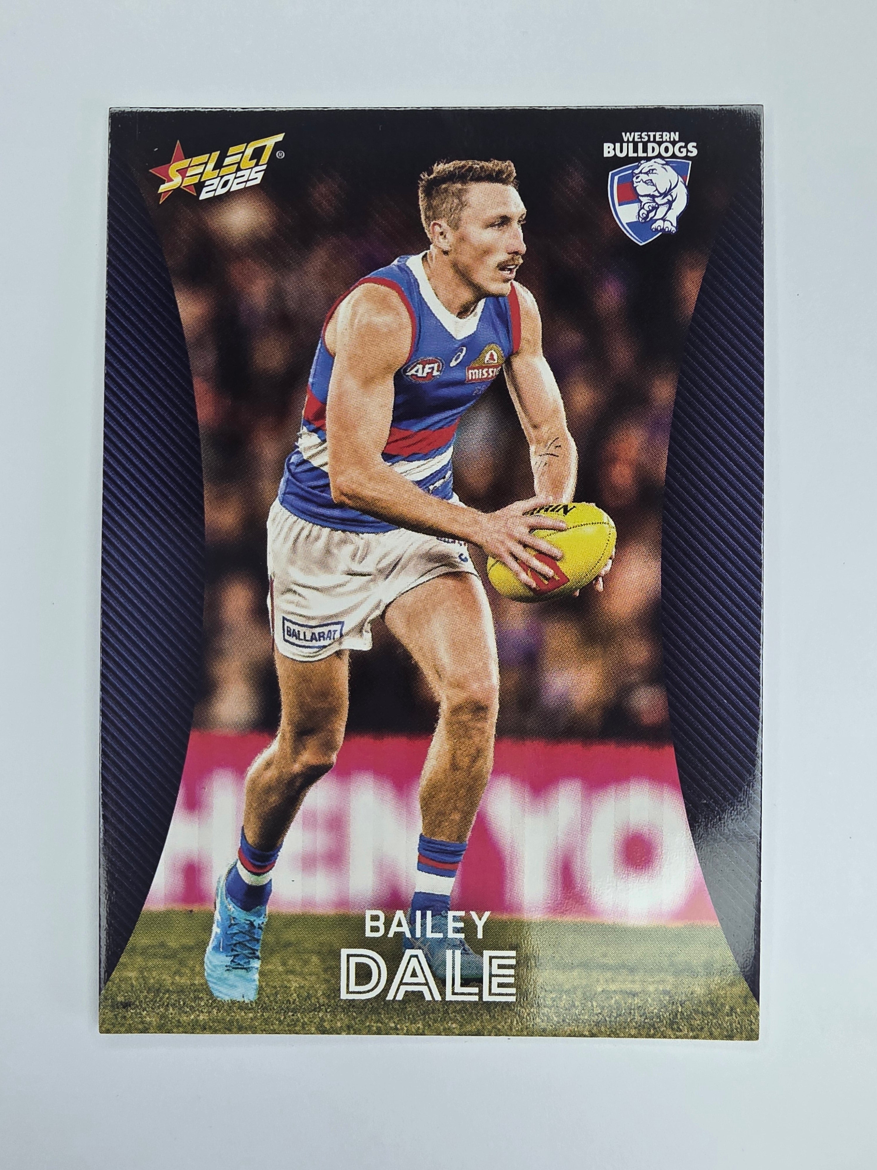 AFL 2025 Footy Stars Base Card #189 Bailey Dale Western Bulldogs