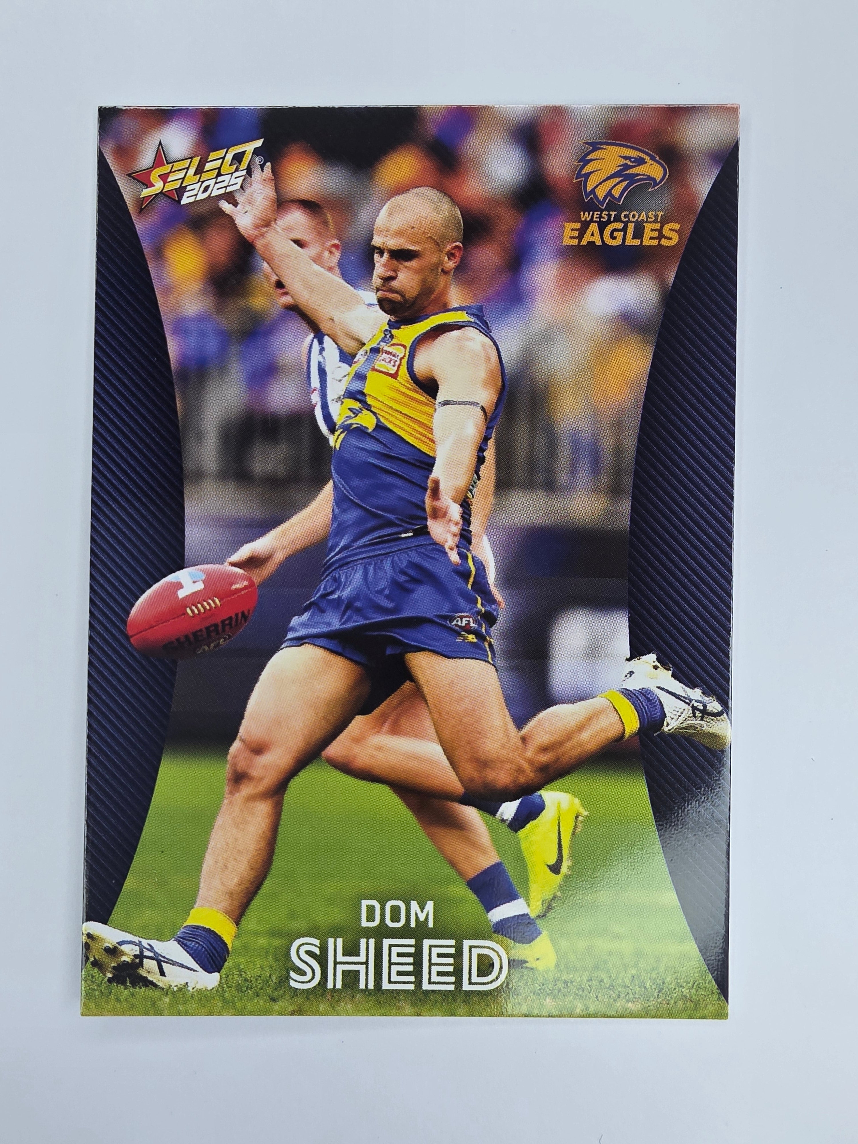 AFL 2025 Footy Stars Base Card #185 Dom Sheed West Coast Eagles