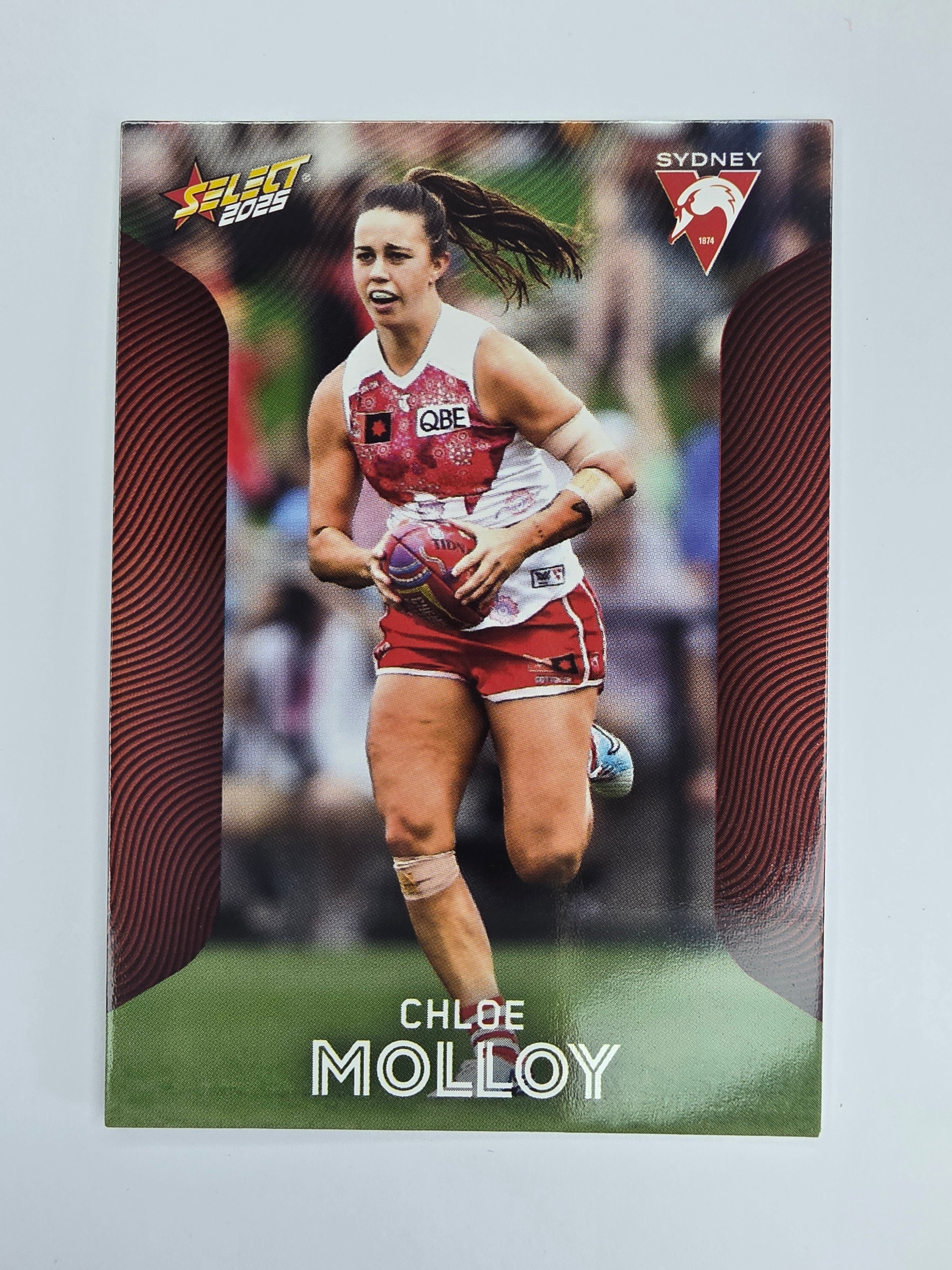 AFL 2025 Footy Stars Base Card #230 Chloe Molloy Sydney Swans AFLW