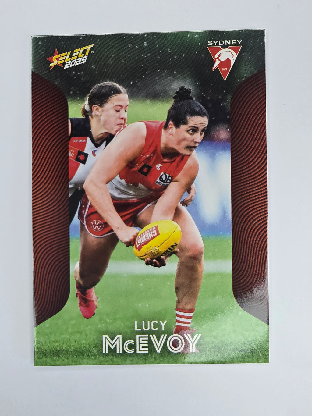 AFL 2025 Footy Stars Base Card #229 Lucy McEvoy Sydney Swans AFLW