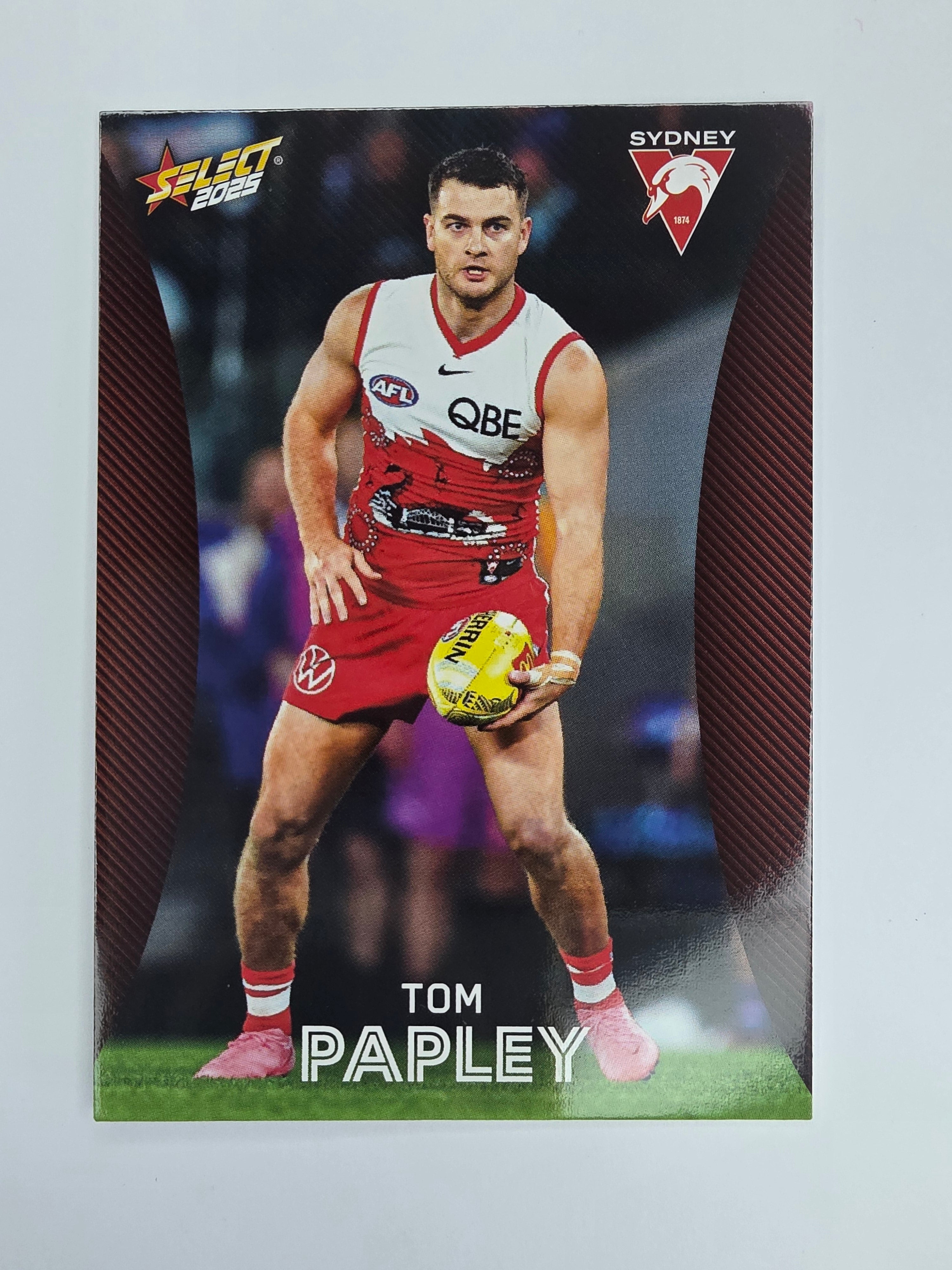 AFL 2025 Footy Stars Base Card #174 Tom Papley Sydney Swans