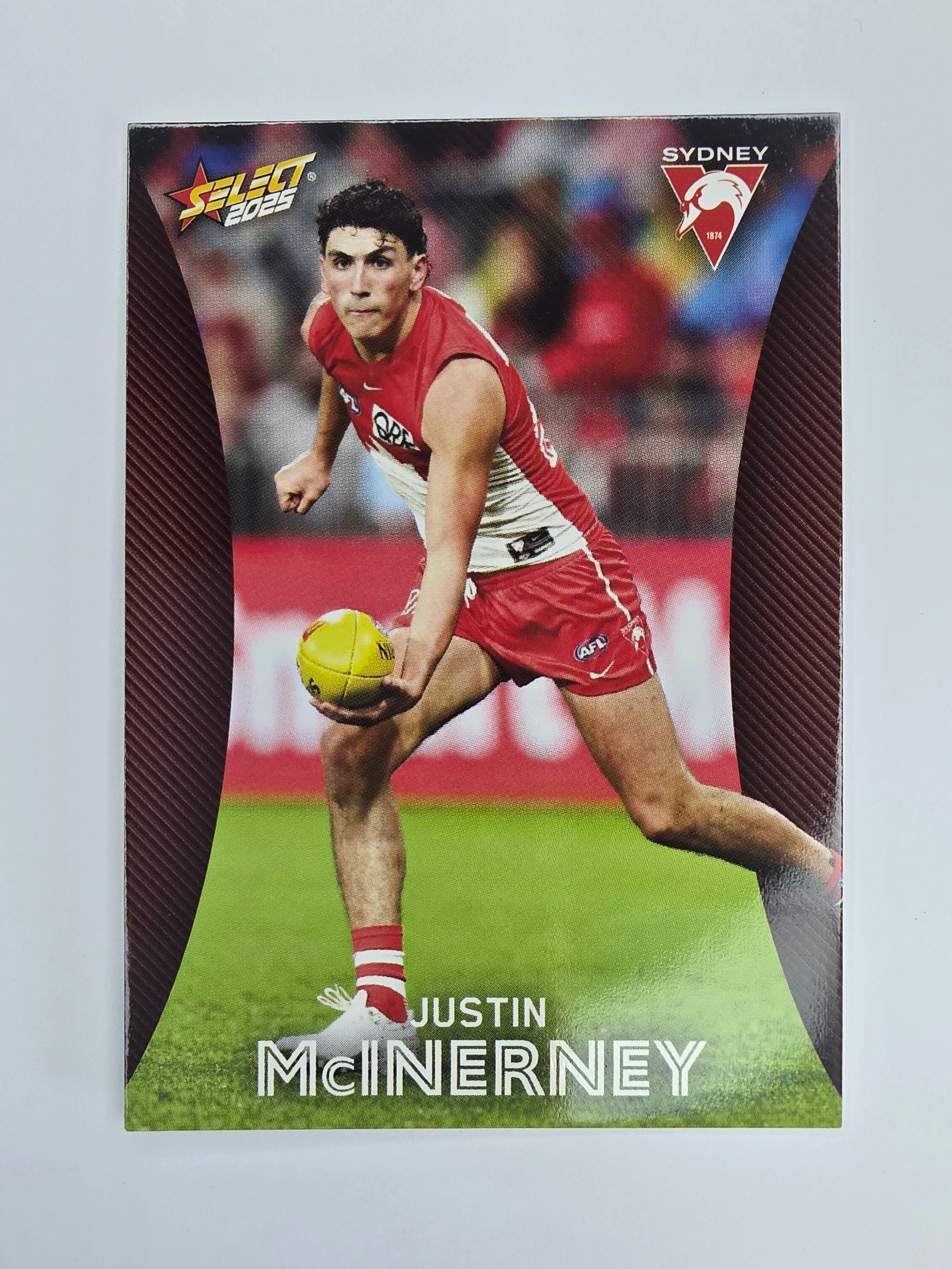 AFL 2025 Footy Stars Base Card #172 Justin McInerney Sydney Swans