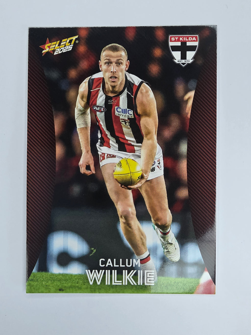 AFL 2025 Footy Stars Base Card #164 Callum Wilkie St Kilda