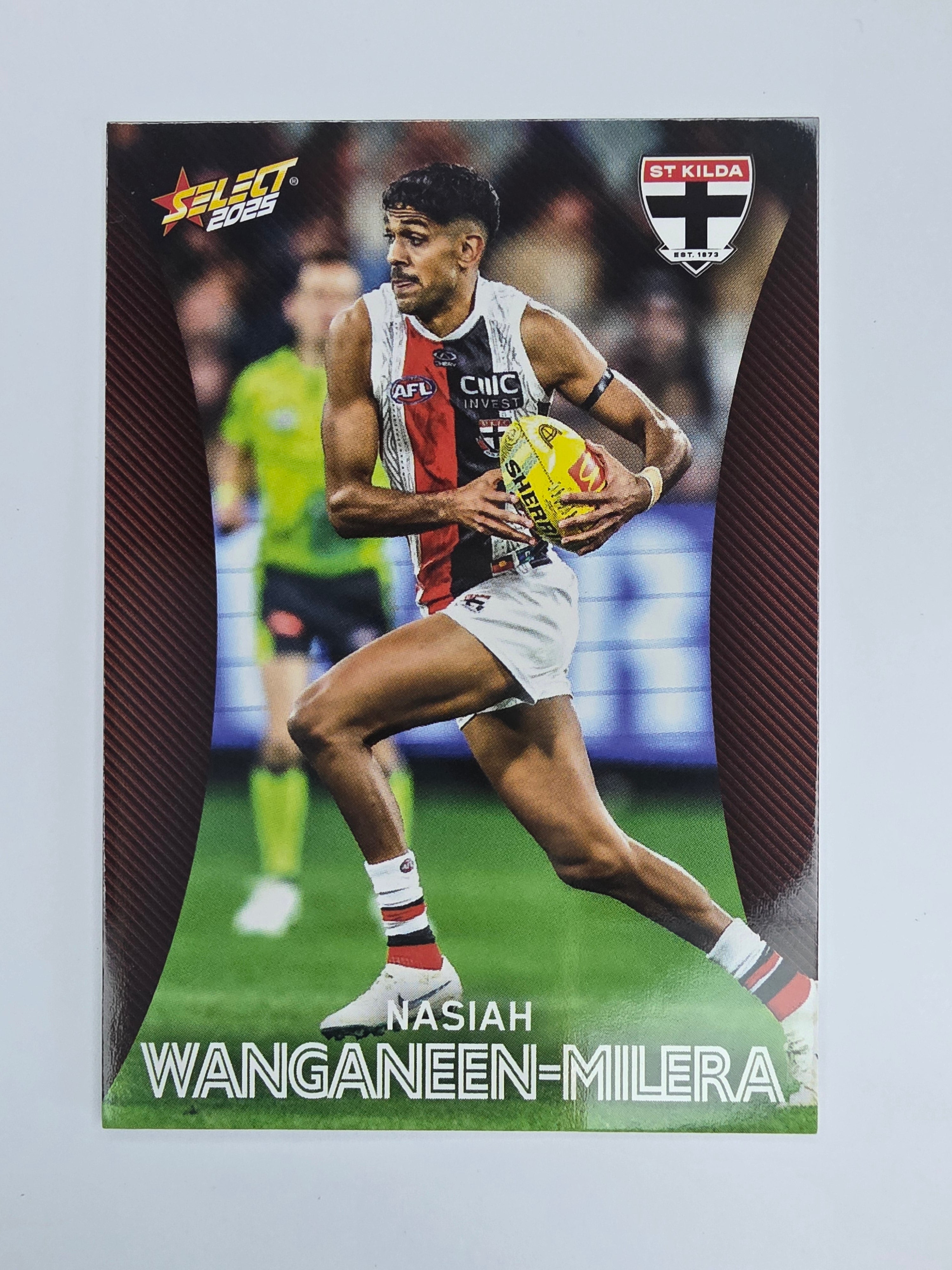 AFL 2025 Footy Stars Base Card #163 Nasiah Wanganeen-Milera St Kilda