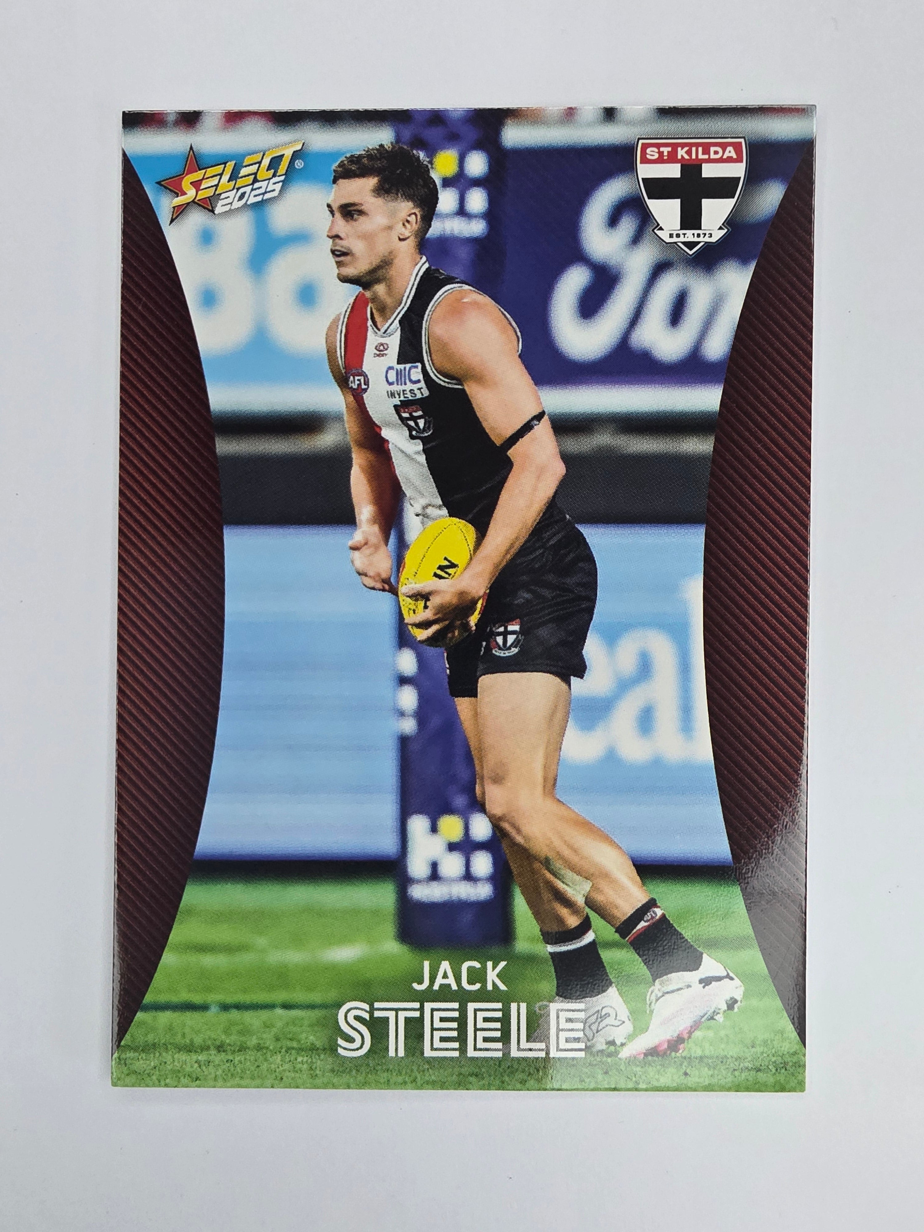 AFL 2025 Footy Stars Base Card #162 Jack Steele St Kilda
