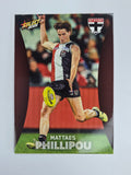 AFL 2025 Footy Stars Base Card #160 Mattaes Phillipou St Kilda
