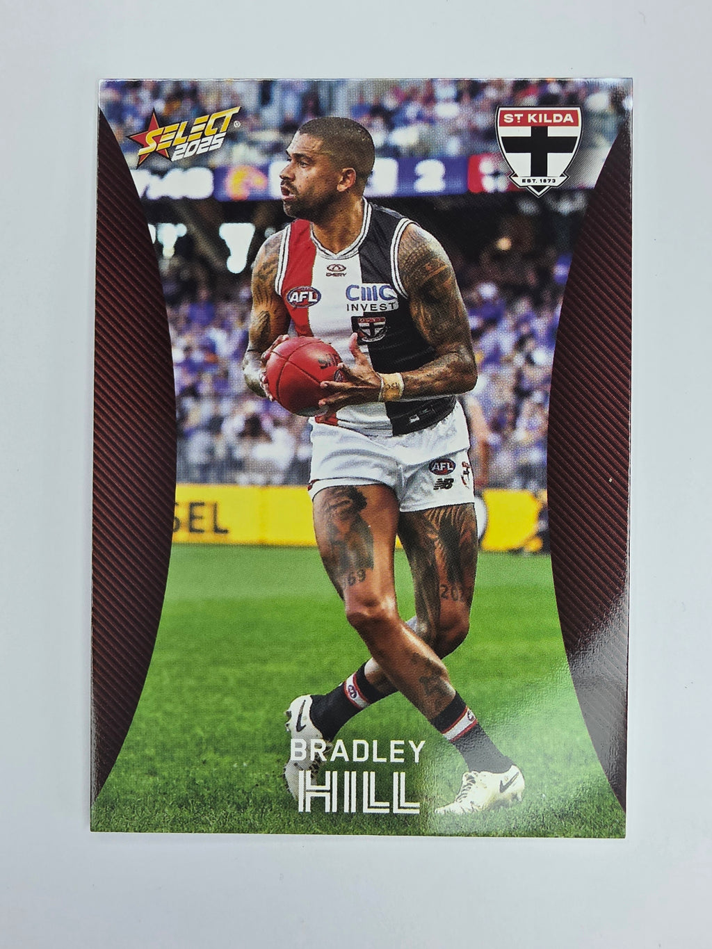 AFL 2025 Footy Stars Base Card #156 Bradley Hill St Kilda